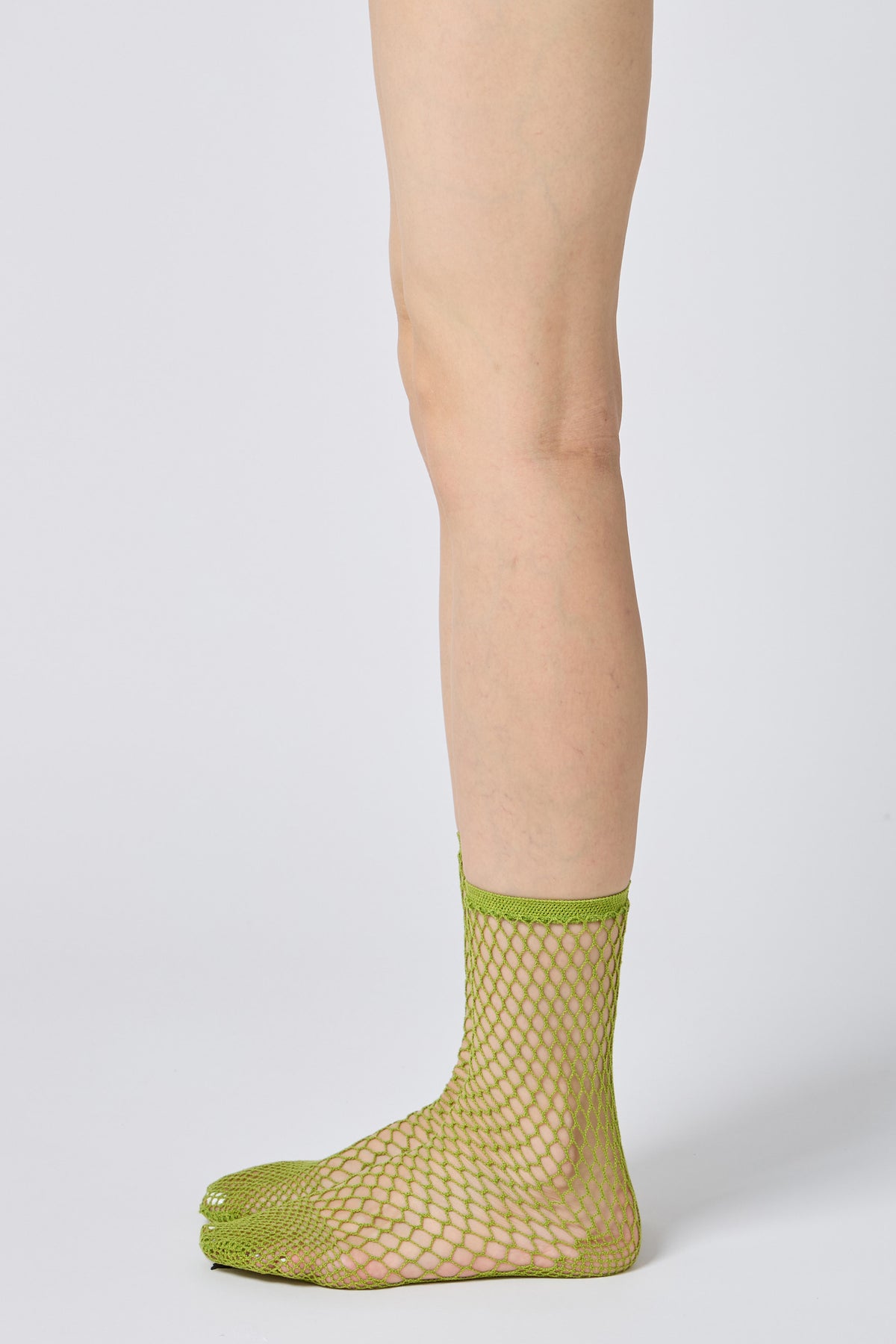 fishnet socks matcha