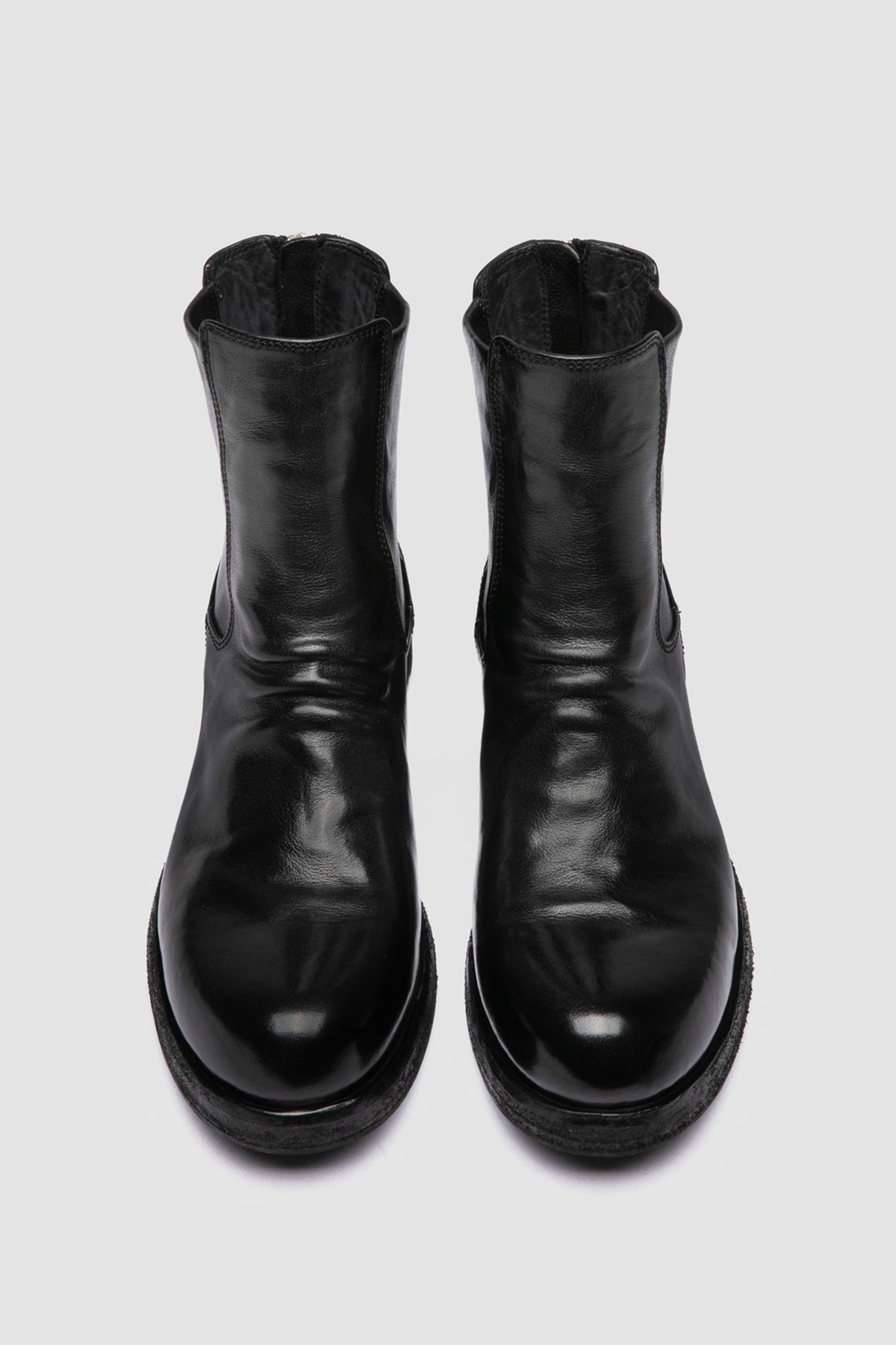 bulla dd 304 leather zip boots black