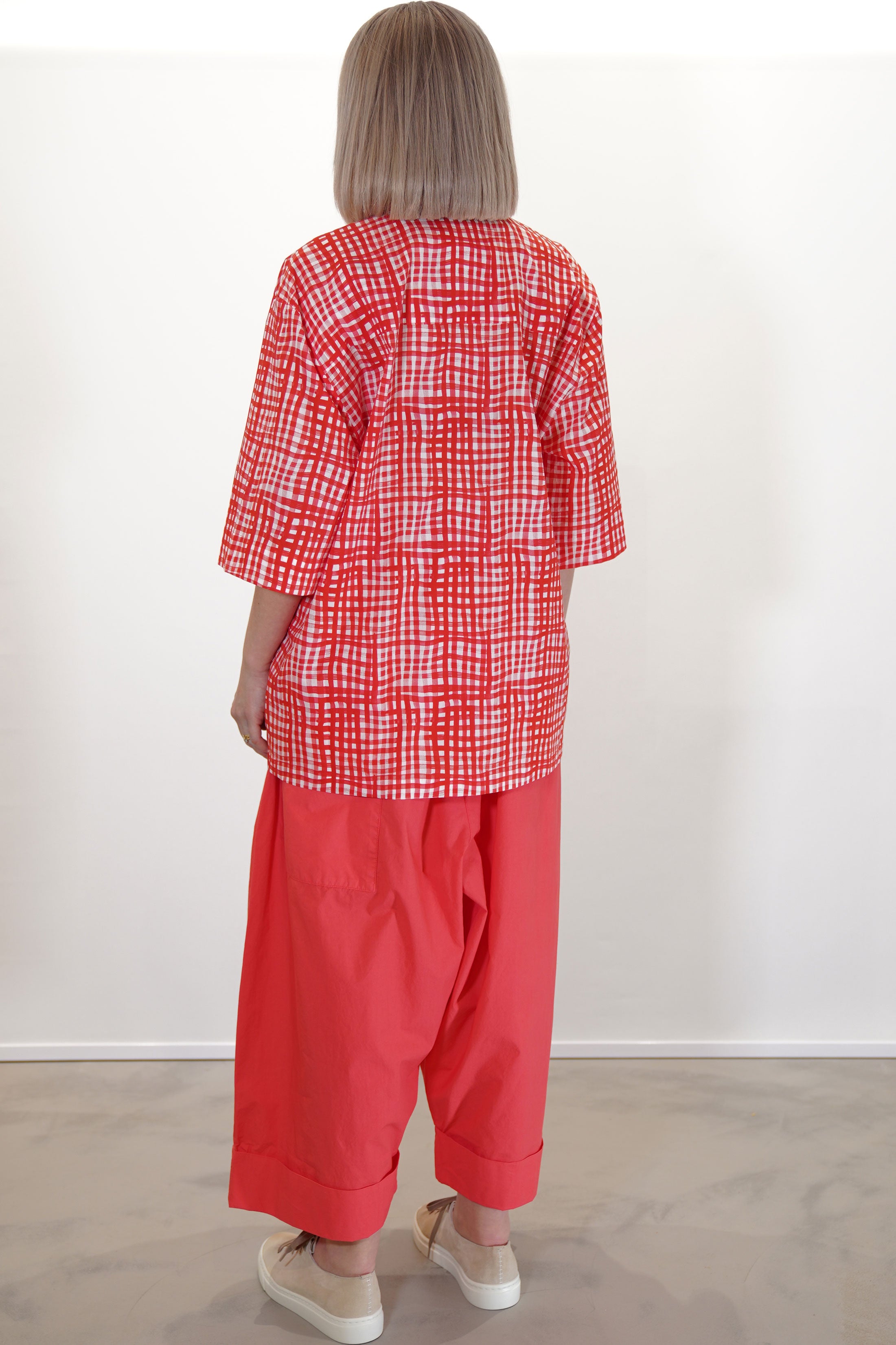 landscaper shirt painted check jam