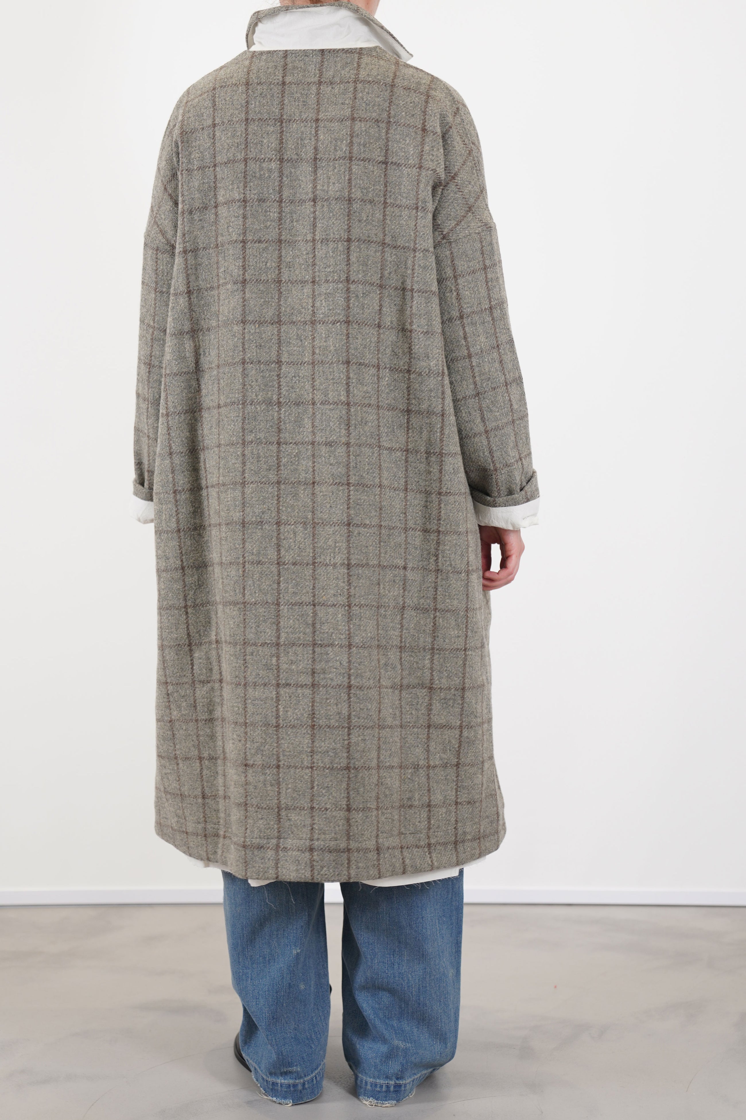 alpago coat wool stone