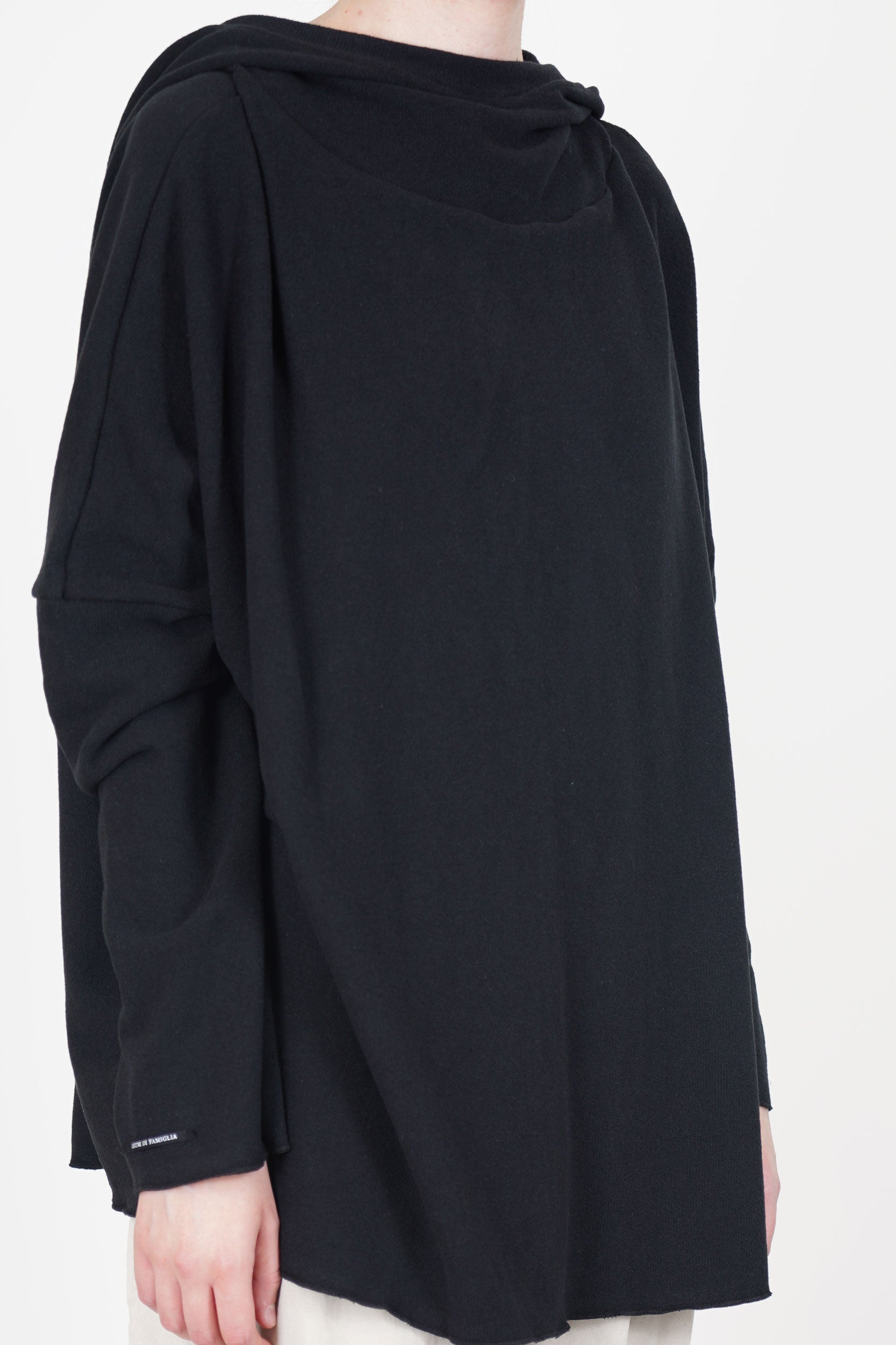 big big hoodie jp black