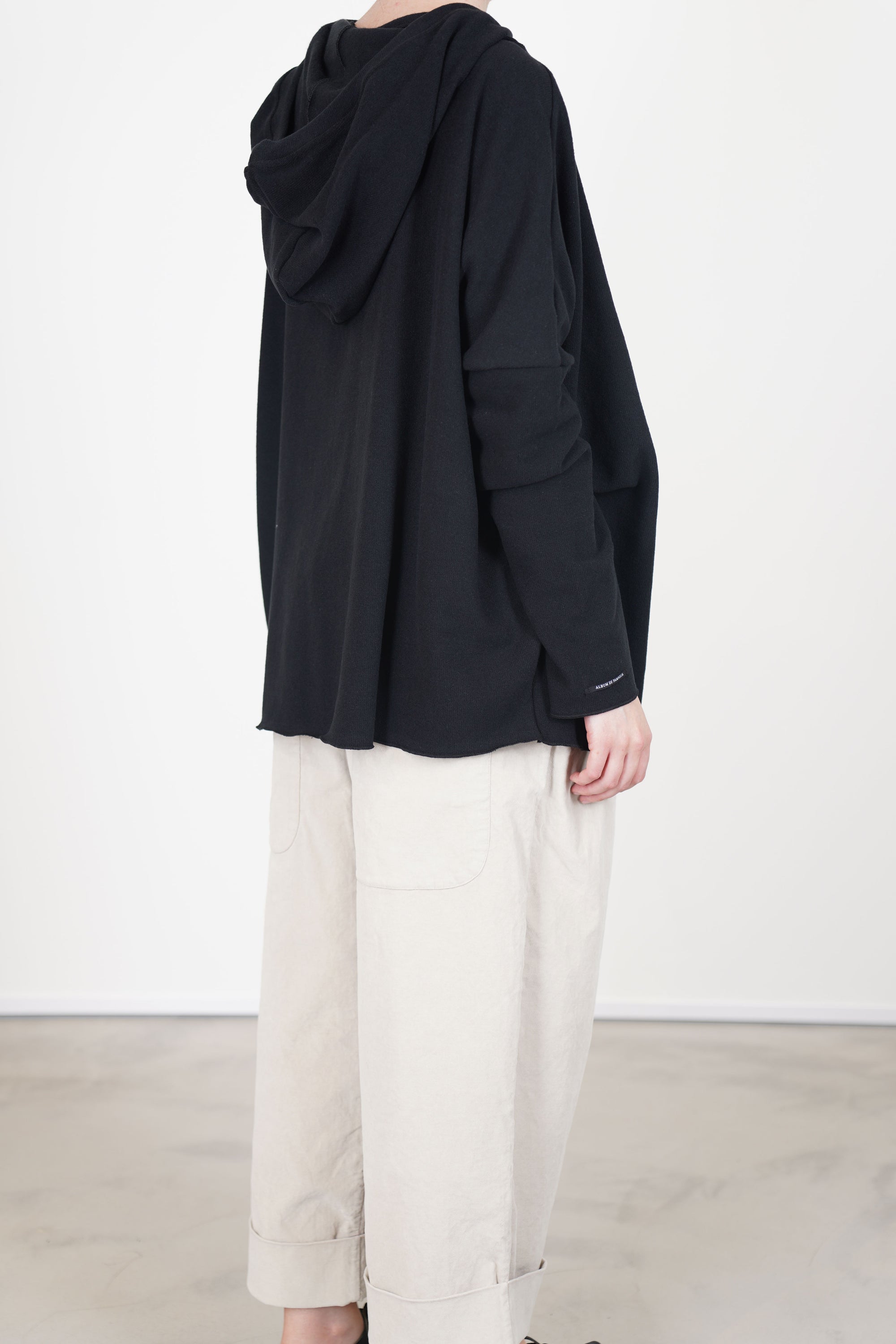 big big hoodie jp black