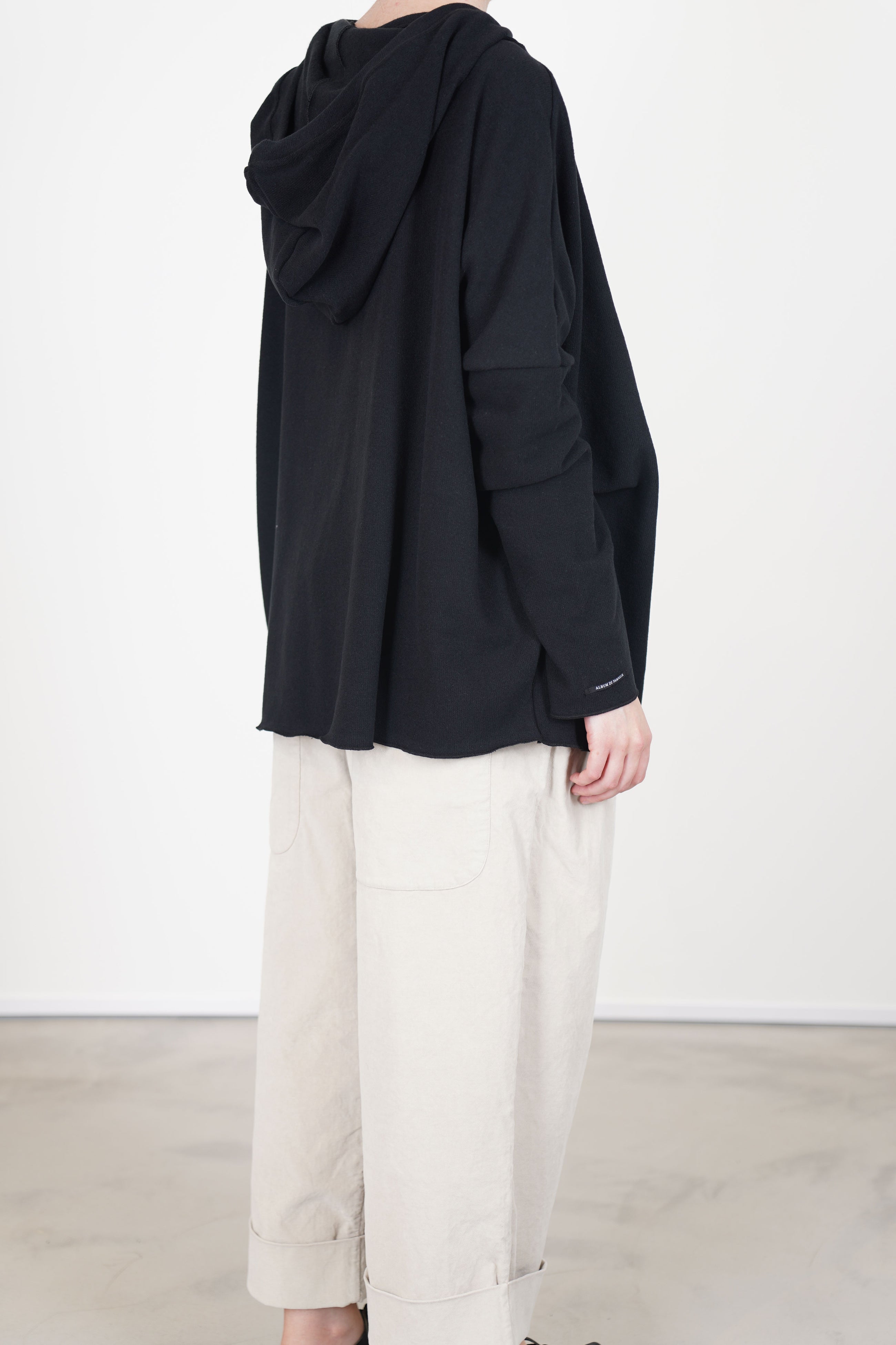 big big hoodie jp black