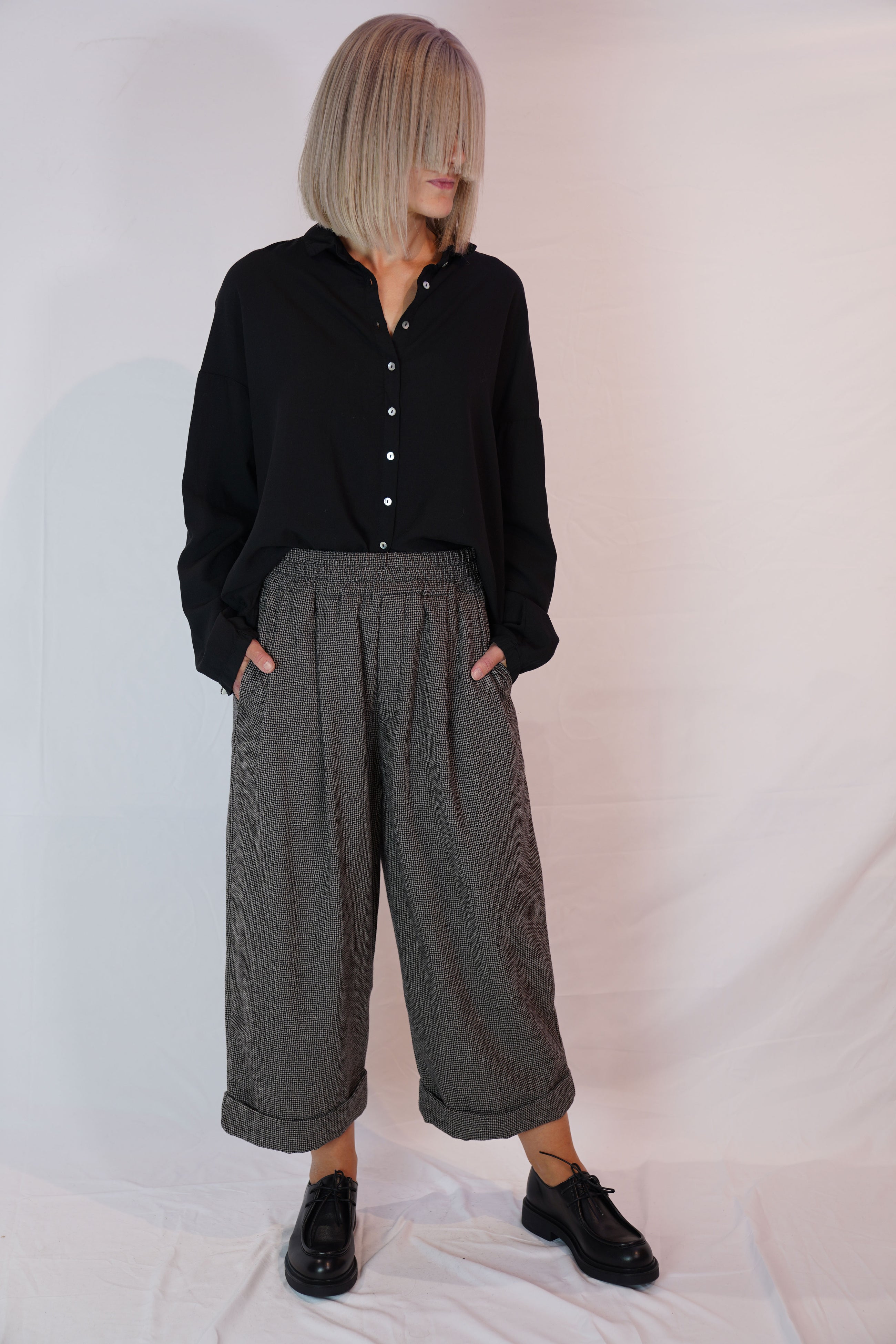 bragoni pied de poule coffee