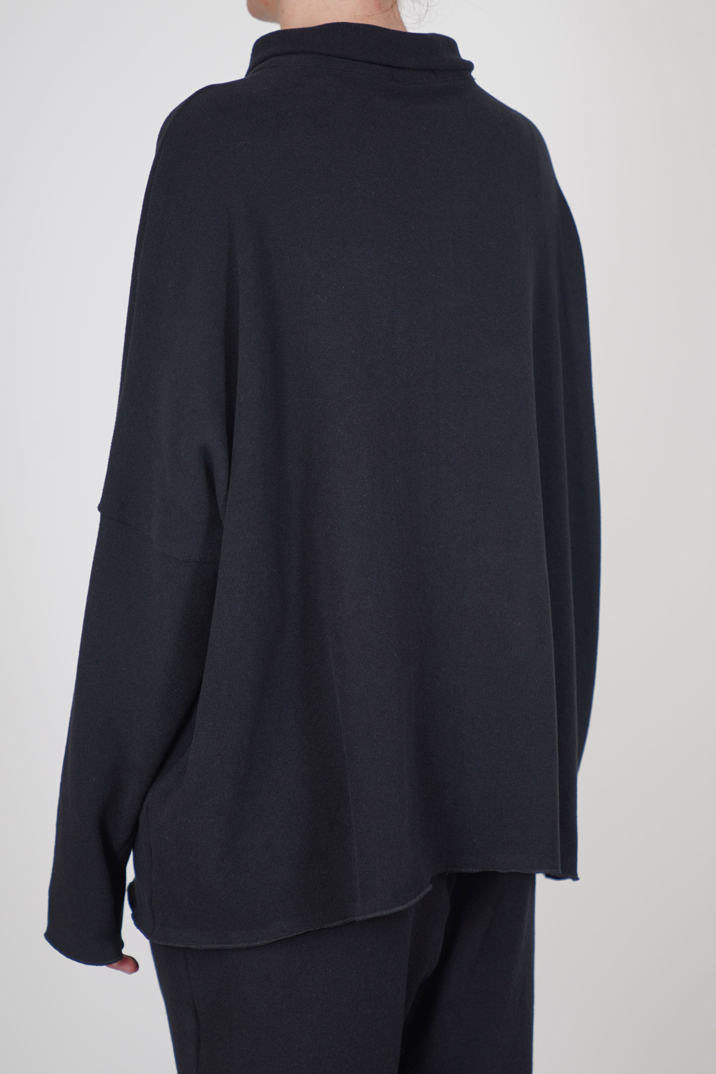 cardigan polo aperta jp black