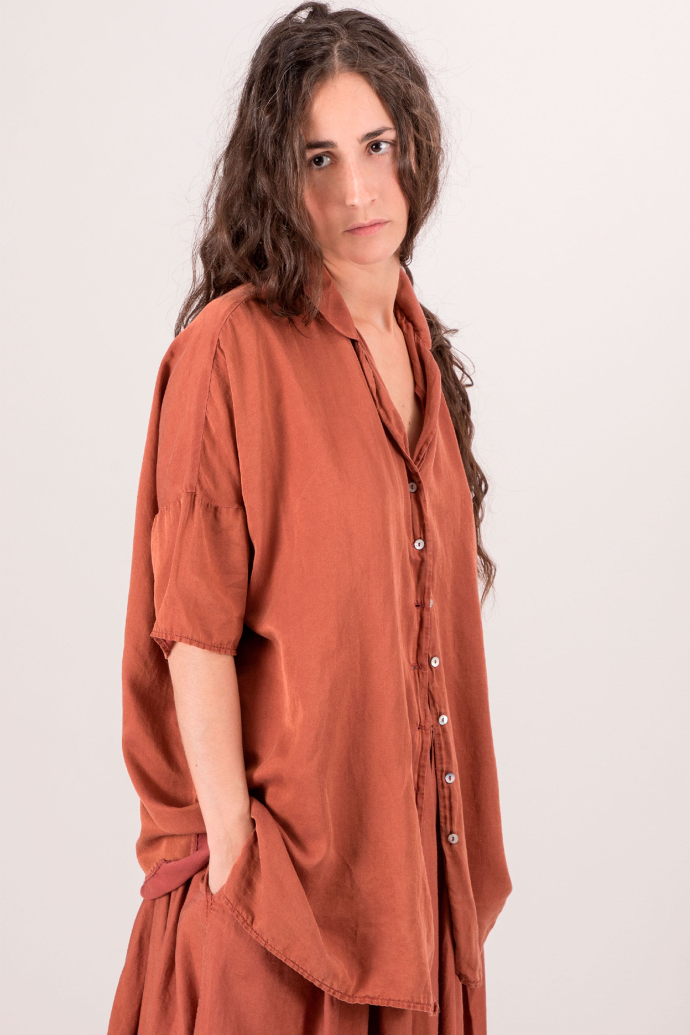 collar shirt sc stone