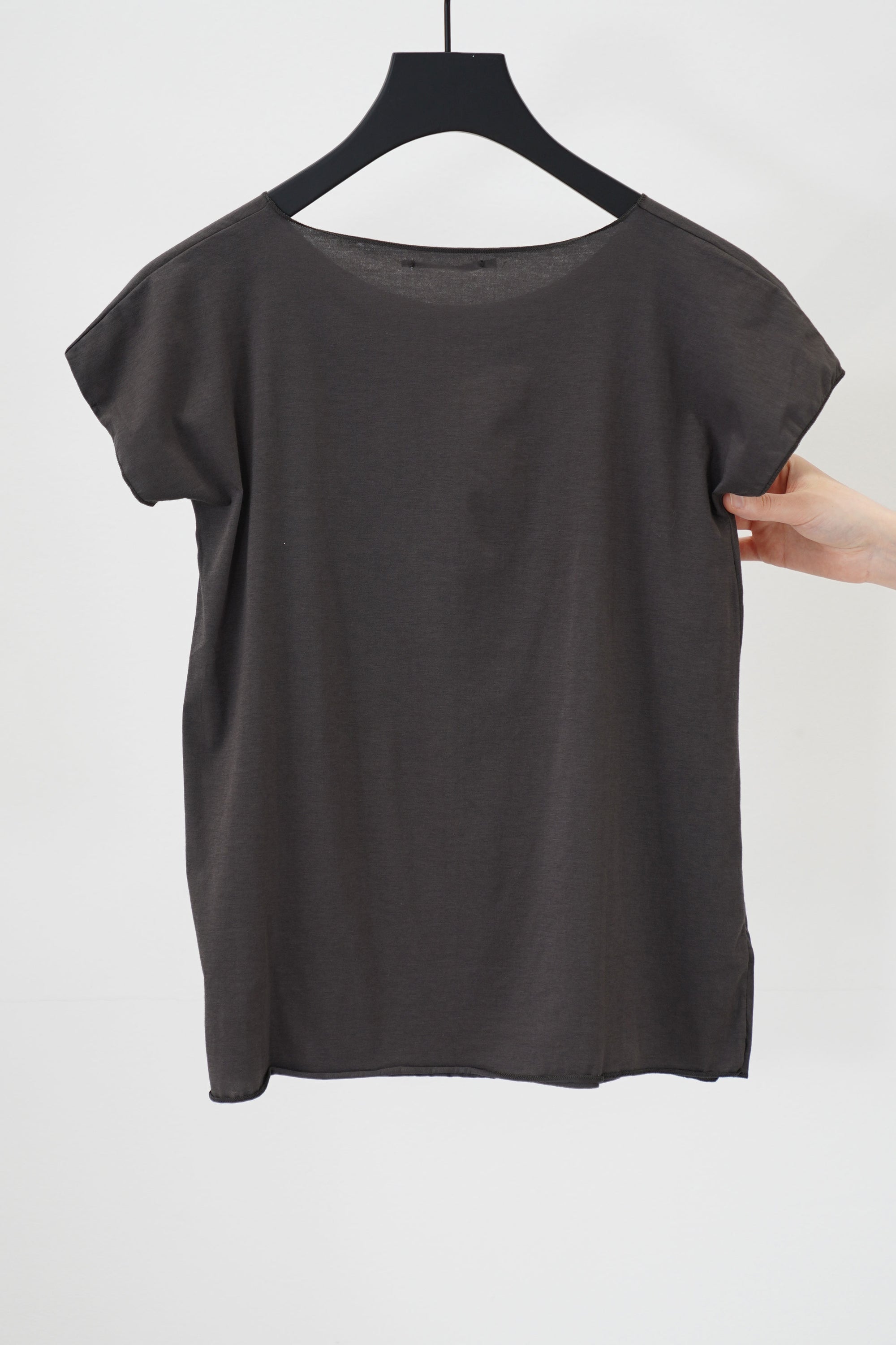 sleeveless t-shirt ljs brown