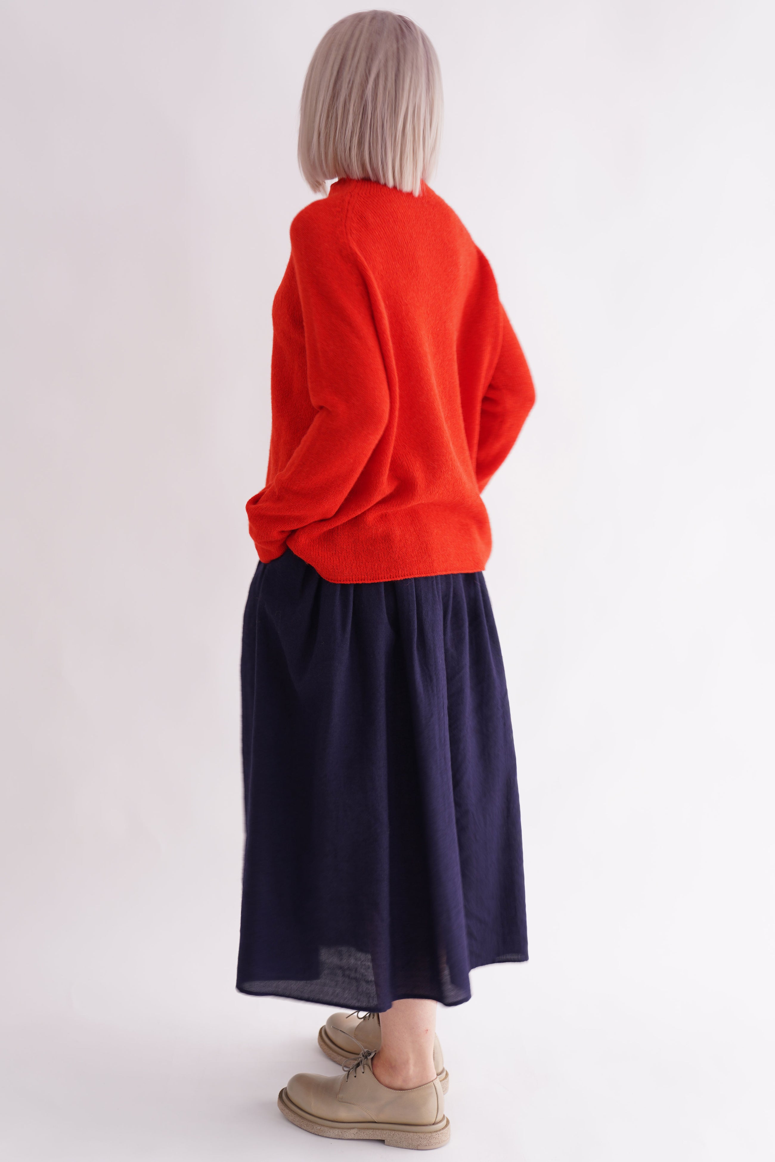 cashmere alpaca knit poppy p1891/ts829