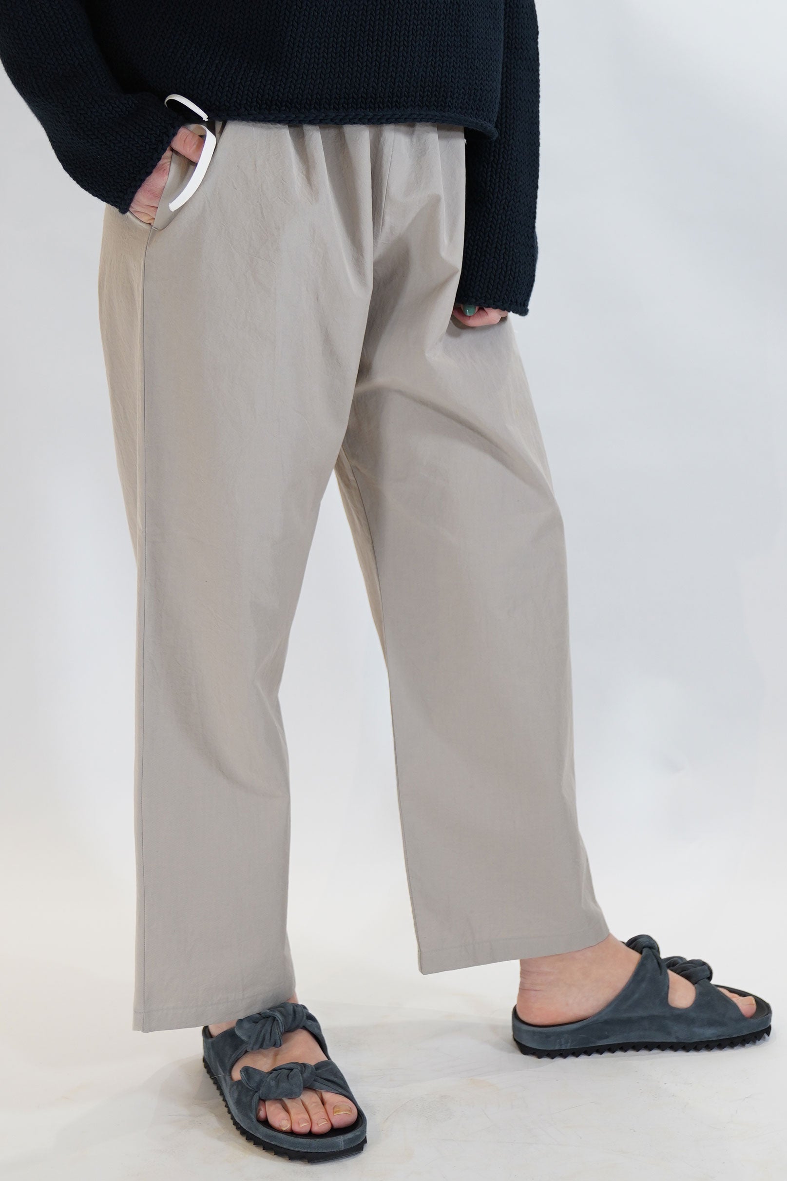 wide trousers ecru p1923/ts856