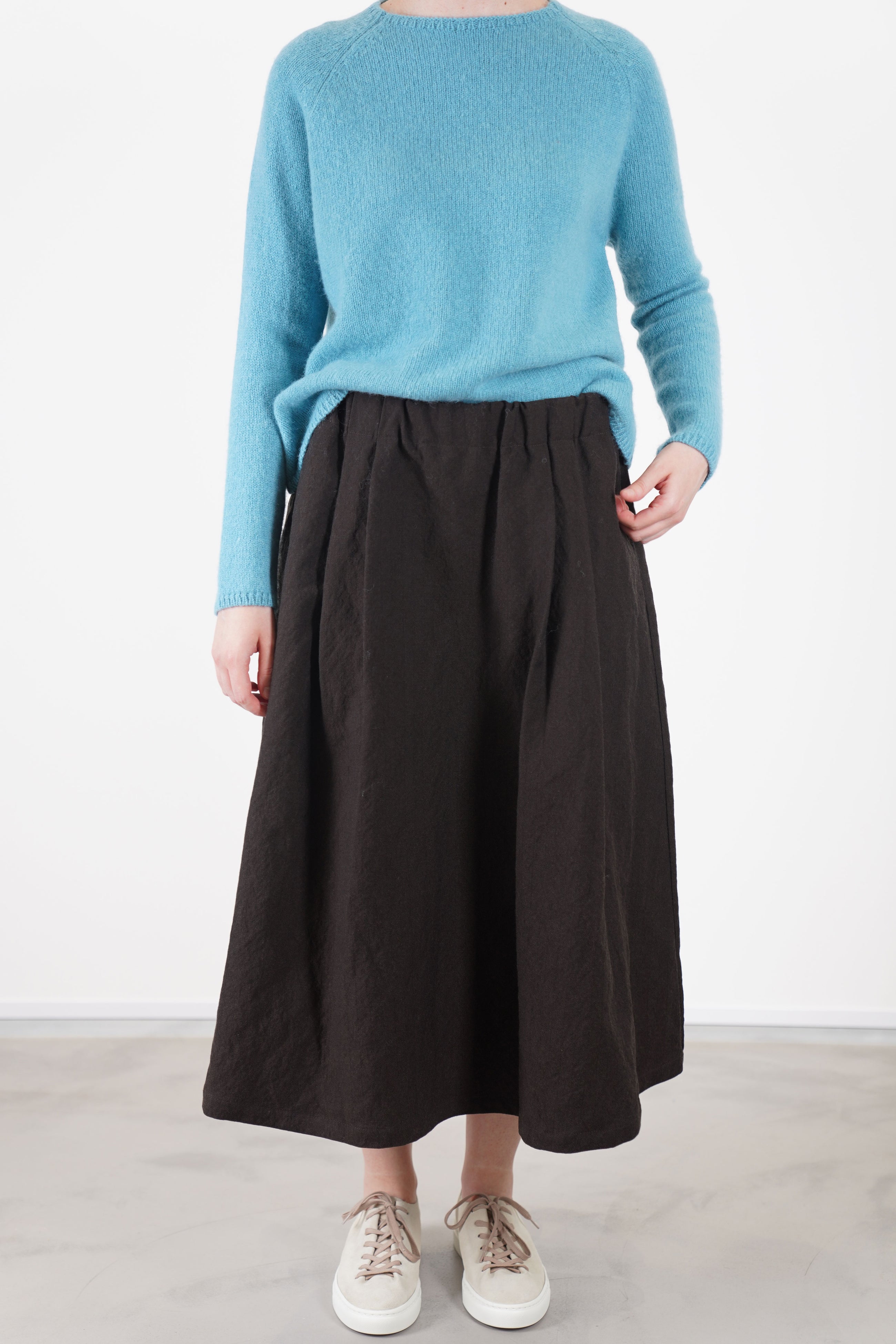 woolen skirt coffee p1975/ts888