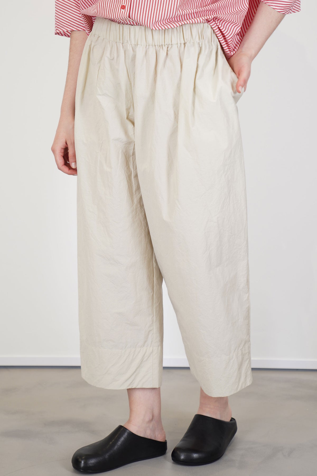 cropped trousers cappuccino p1733/ts940