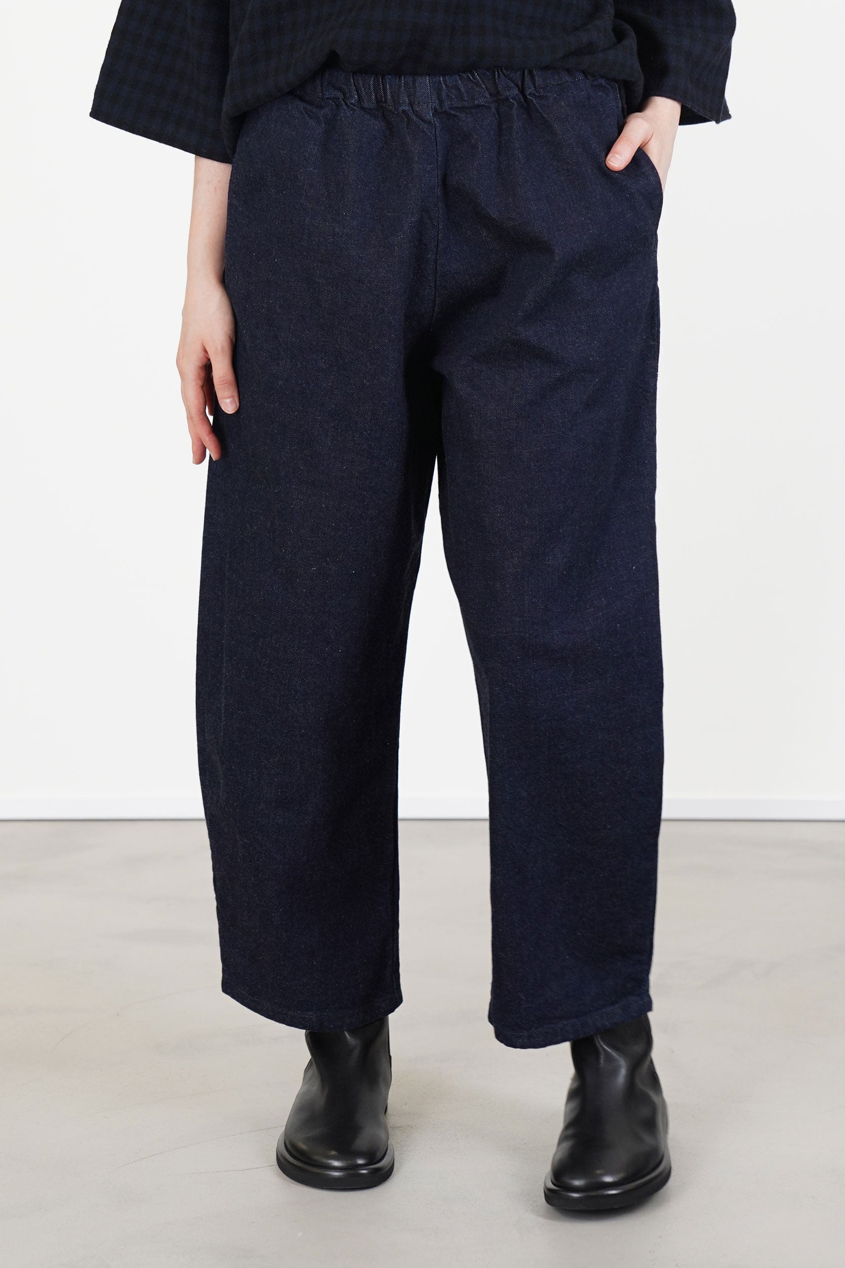 cropped trousers denim indigo p540/ts1015