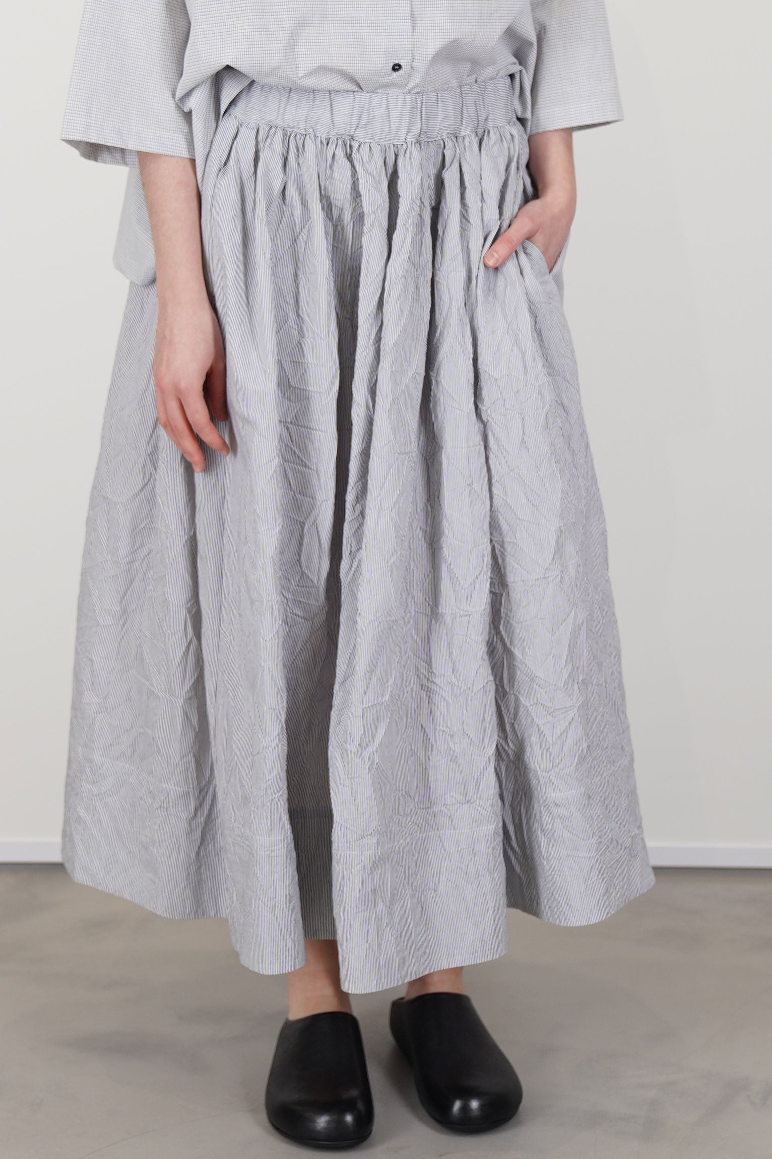 skirt fine stripes abyss p1569/ts942