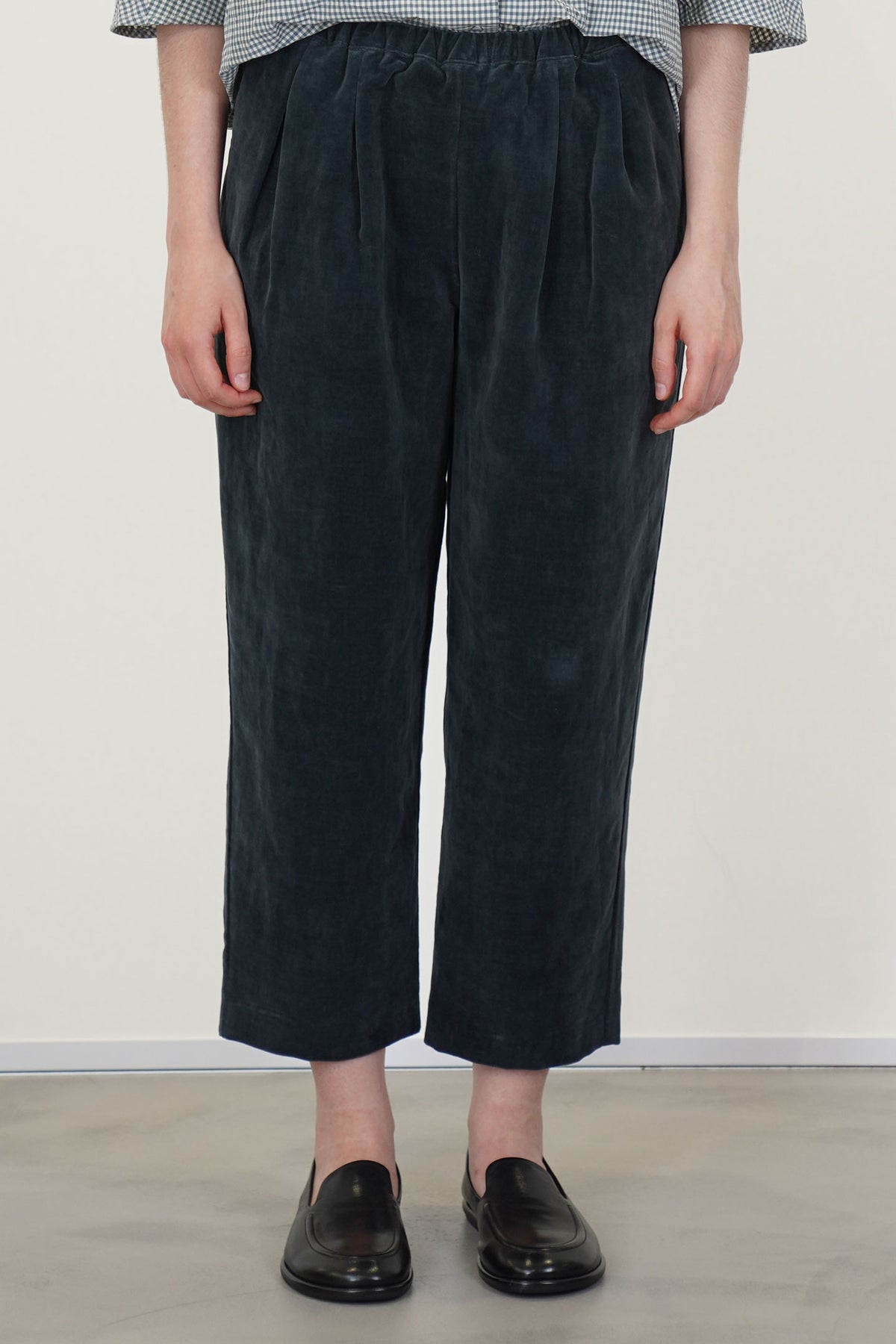 trousers velvet dark teal p1922/ts984
