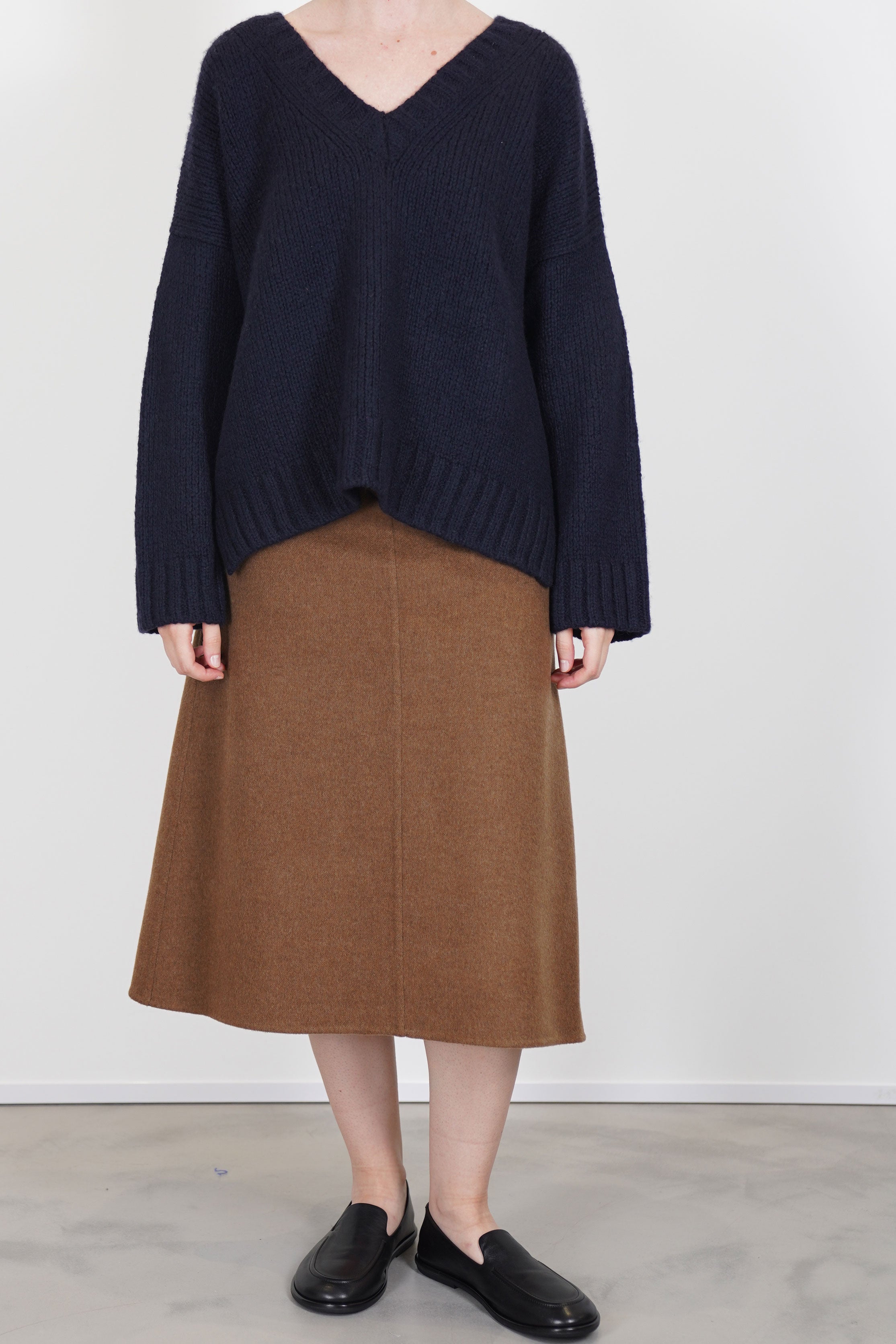 cashmere knit ferro navy