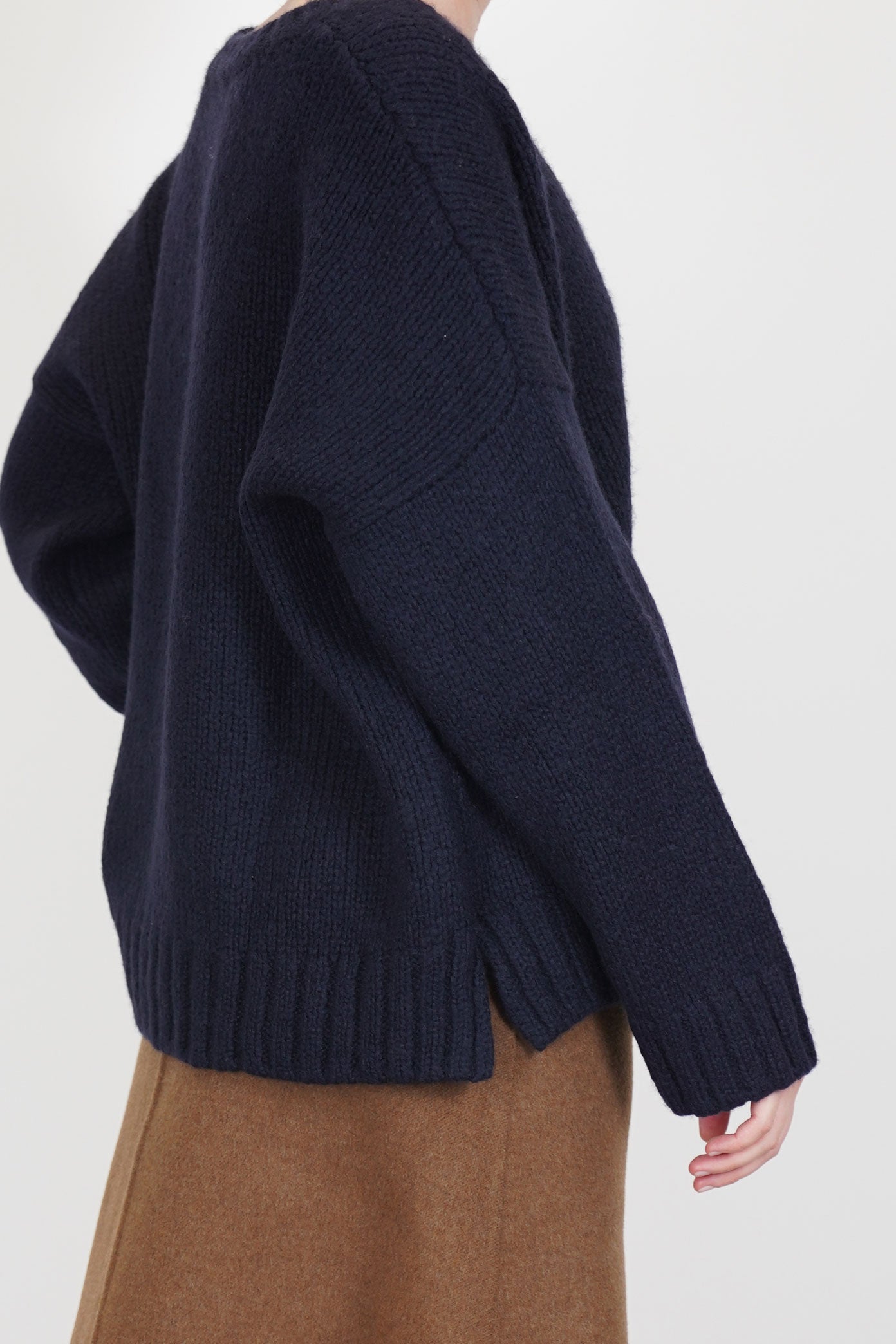 cashmere knit ferro navy