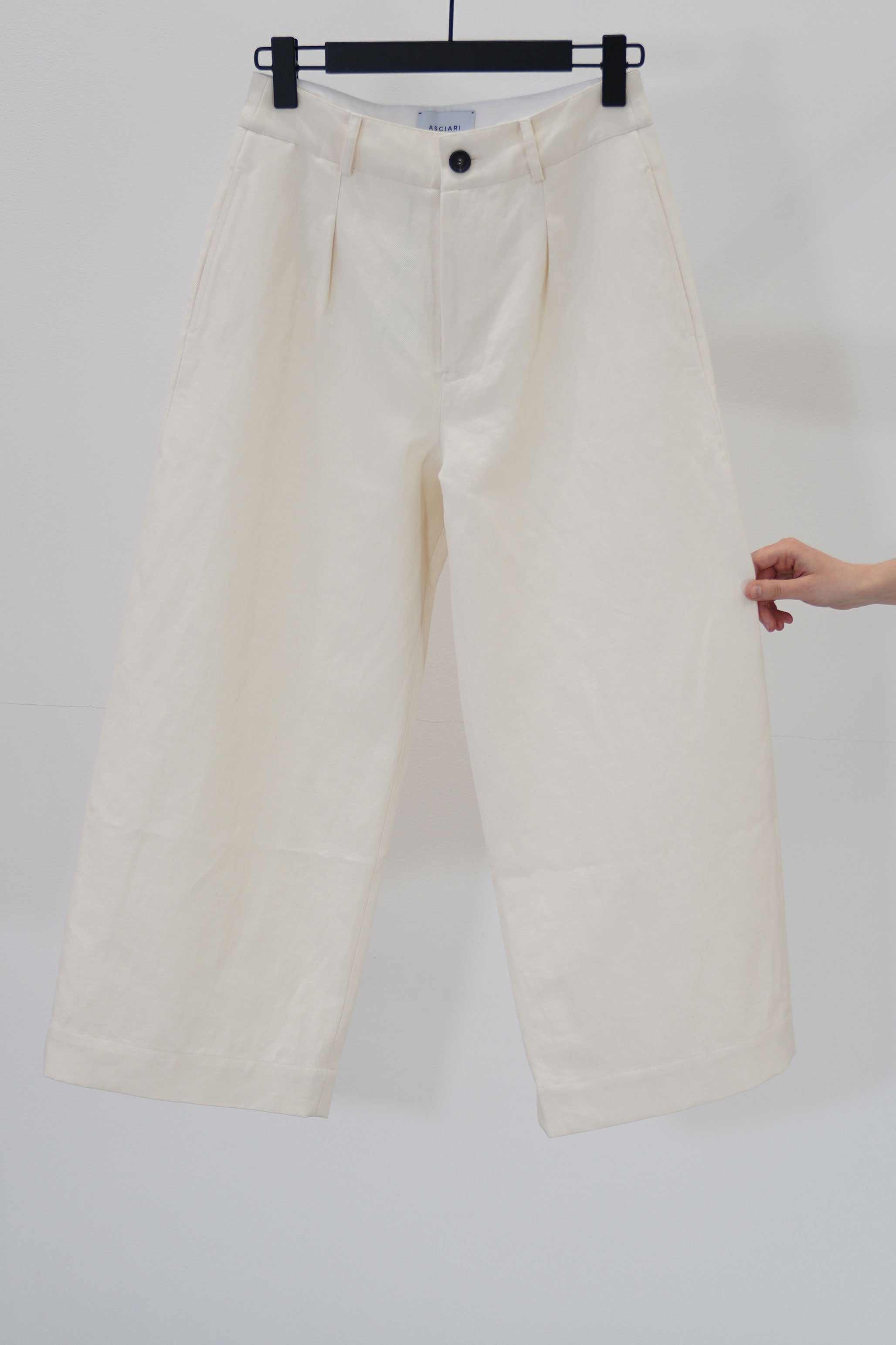 cotton linen pants lucy ivory