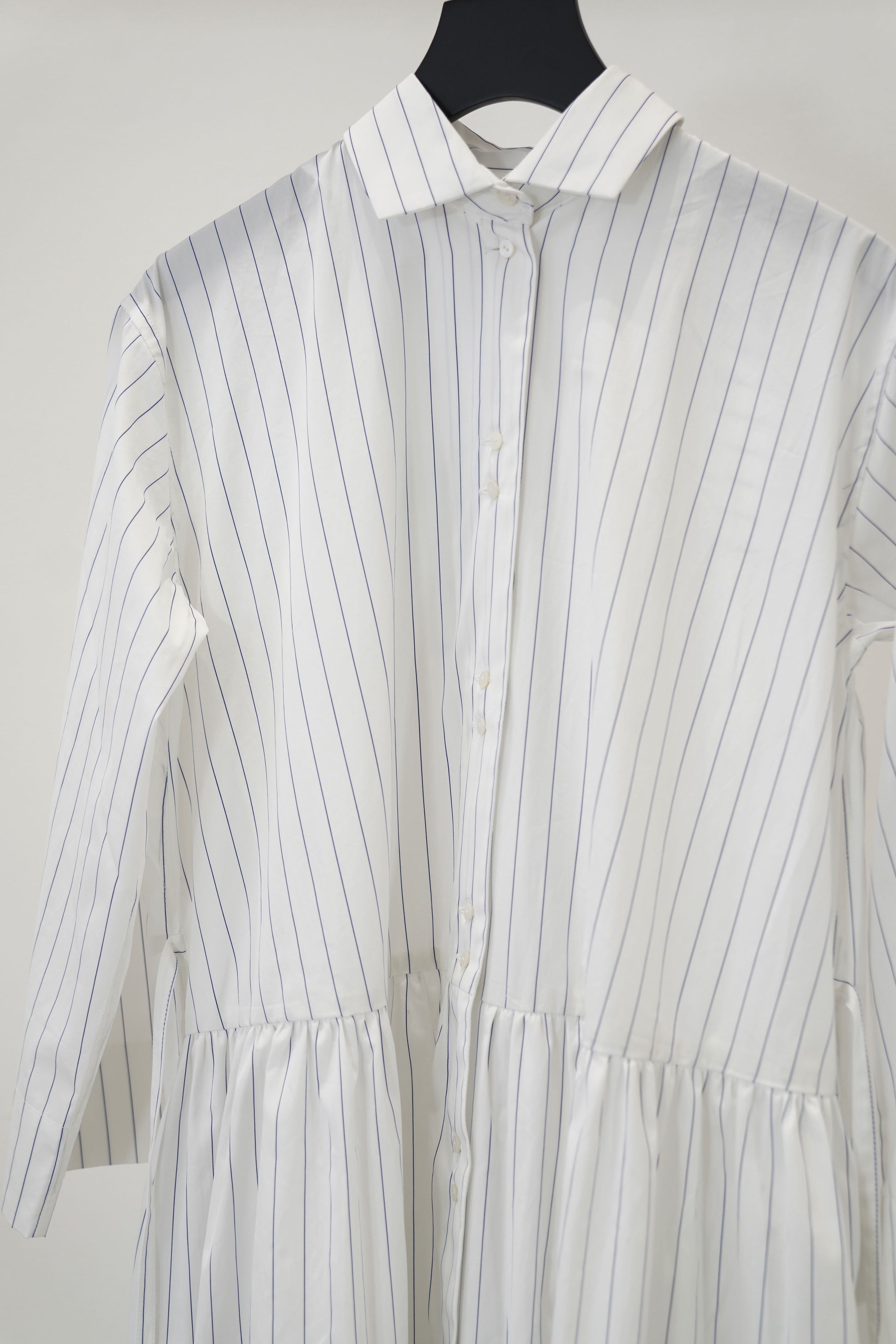 dress ginger lapis stripes