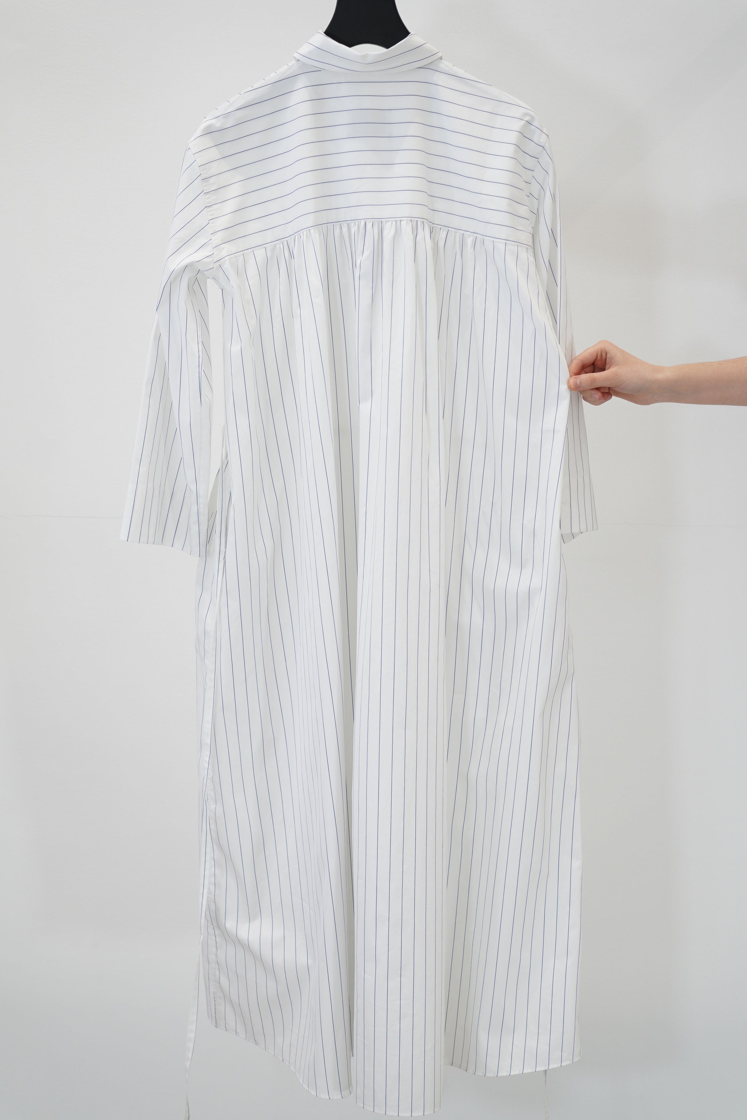 dress ginger lapis stripes