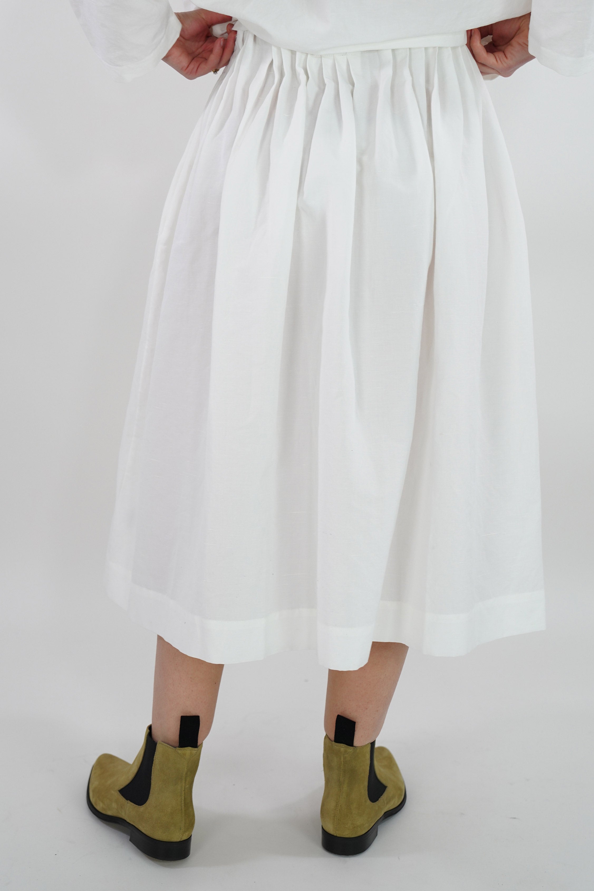 skirt selenite white
