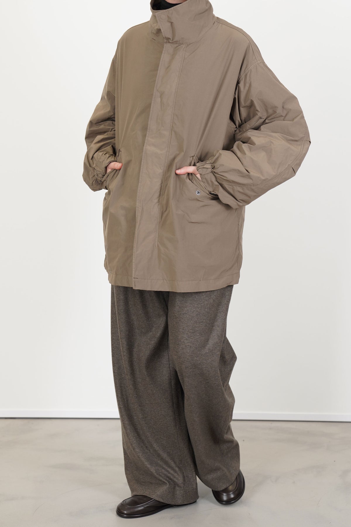 short mods coat camel