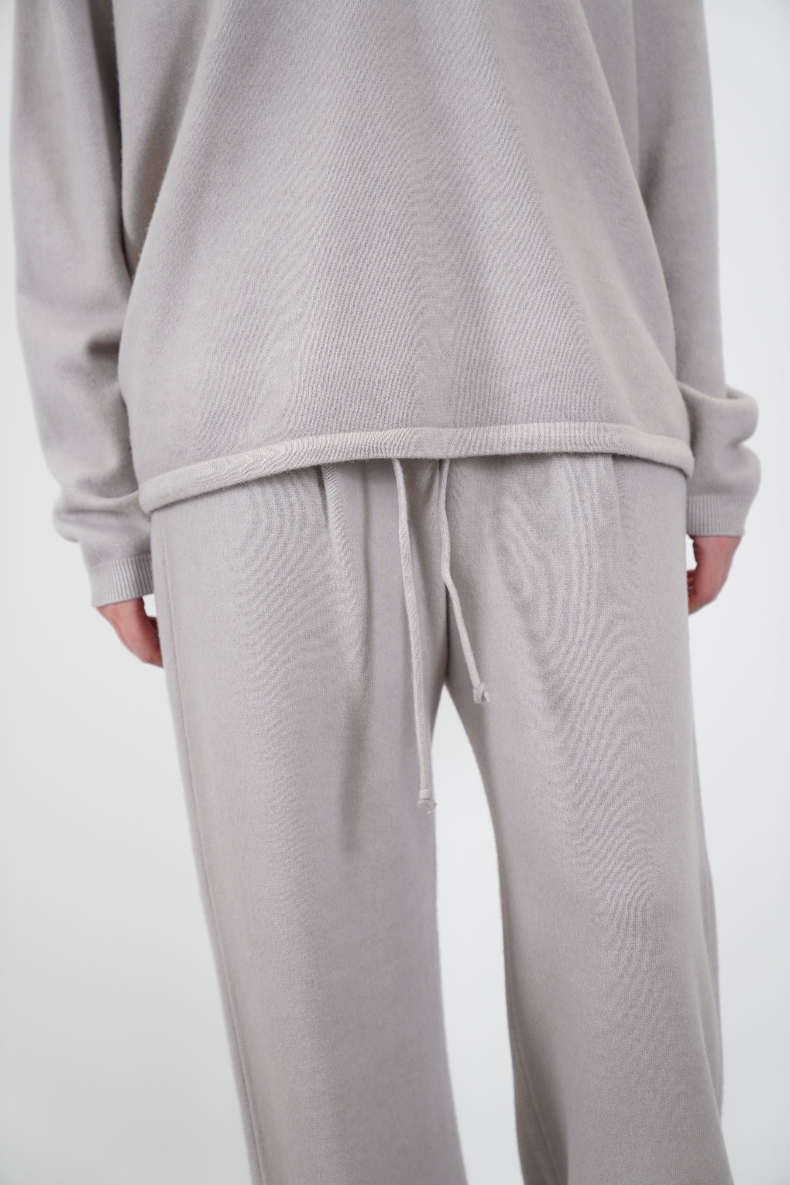 skipper polo sweater wool beige