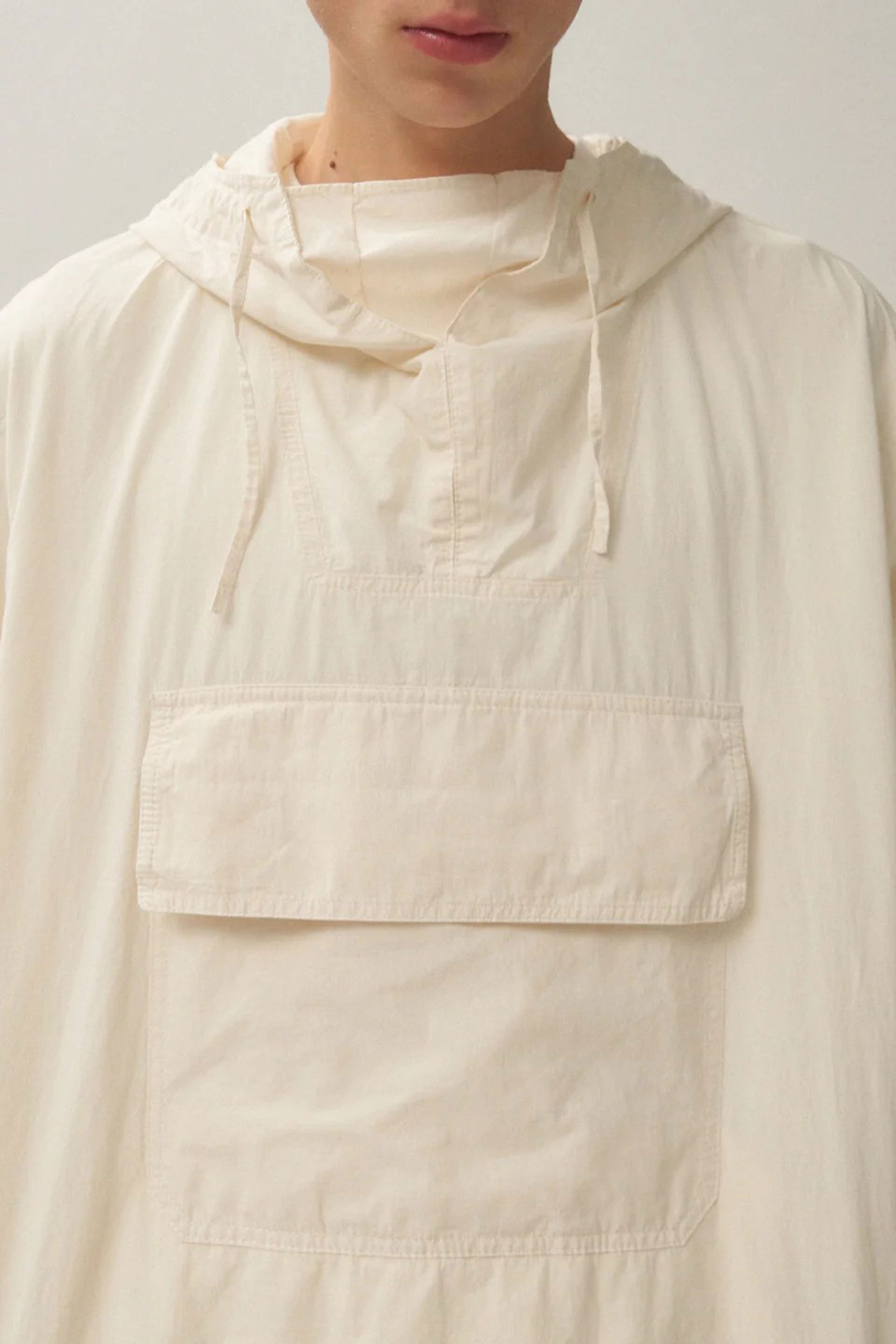 weather anorak organic cotton raw