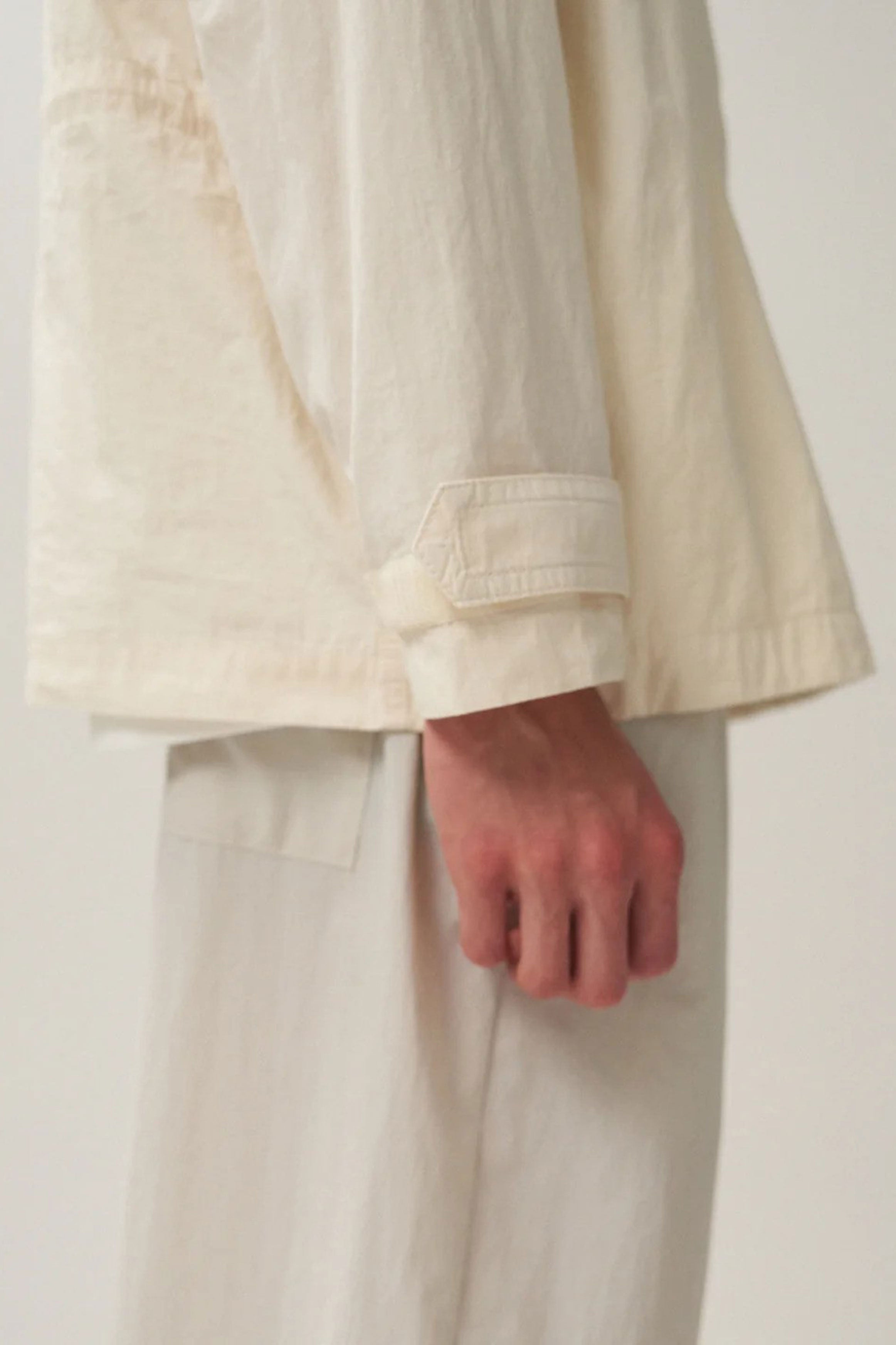 weather anorak organic cotton raw