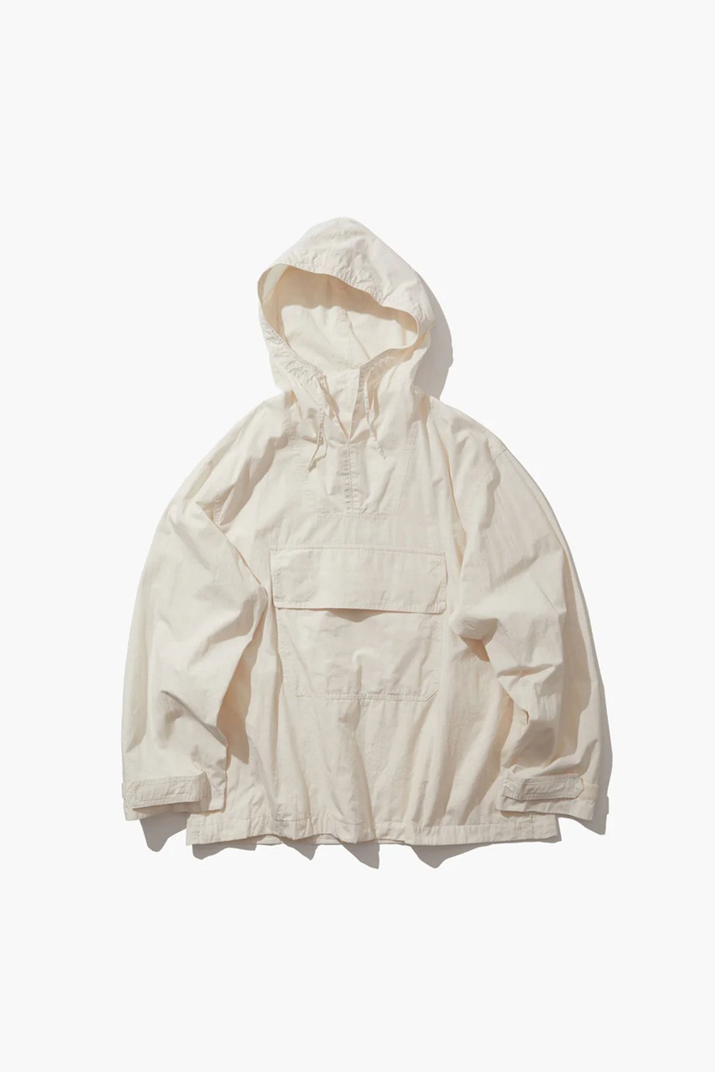 weather anorak organic cotton raw