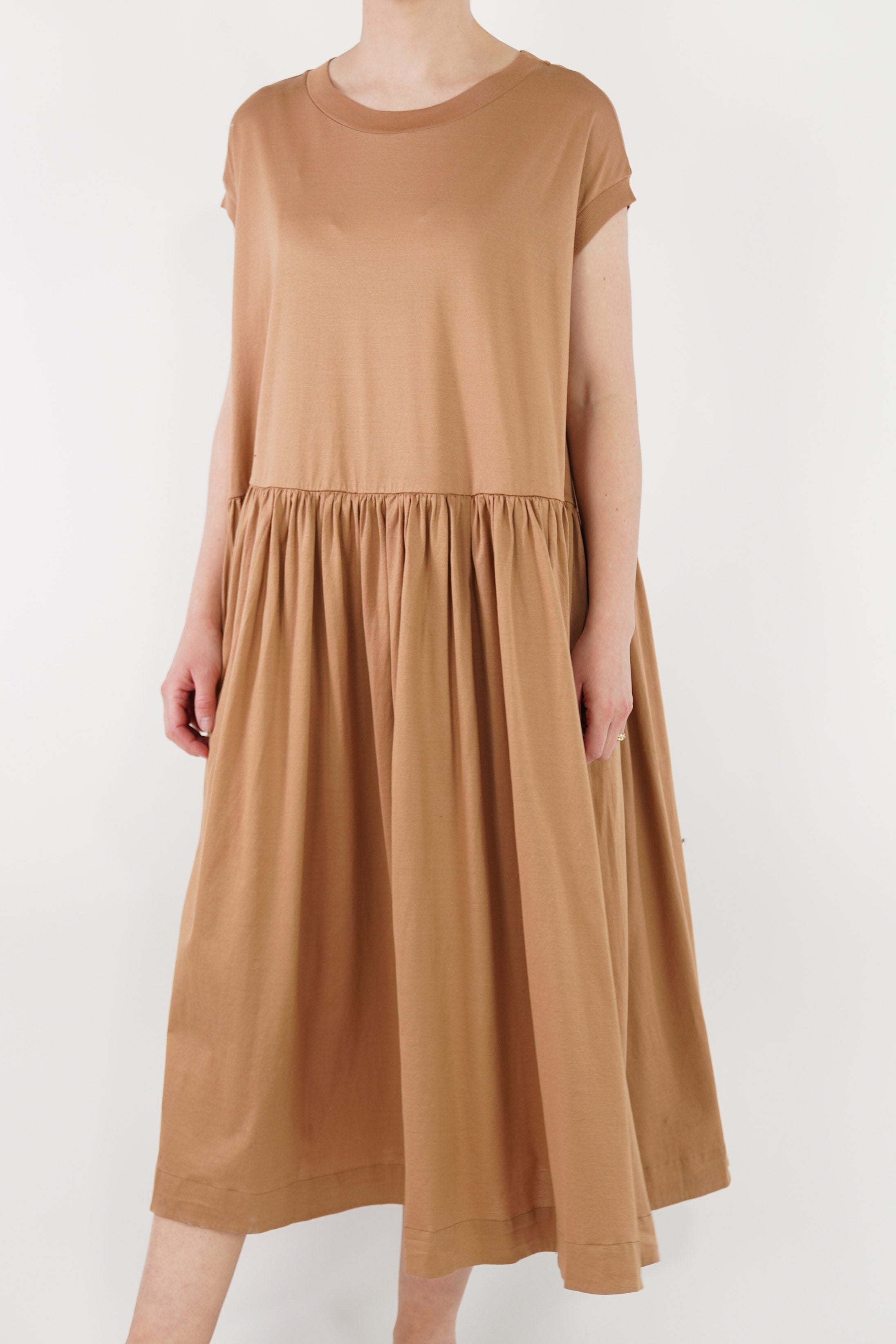 ccc jersey dress camel 20fr431
