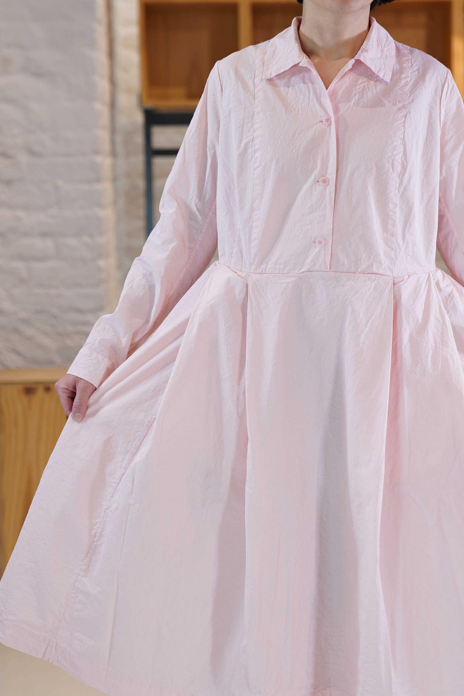 recit dress tafta pink 22fr495