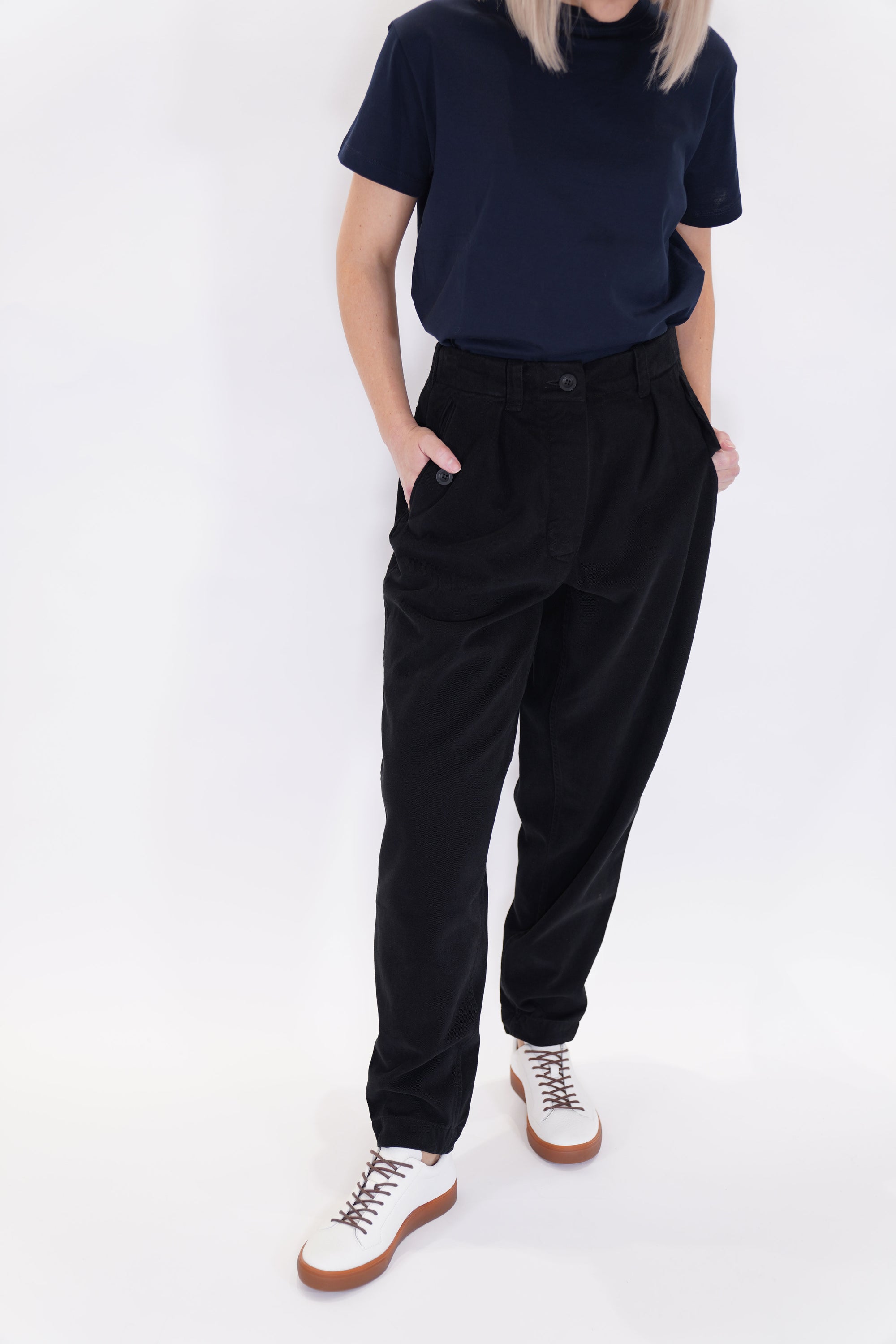 hiroshi pant softy black 23fp226