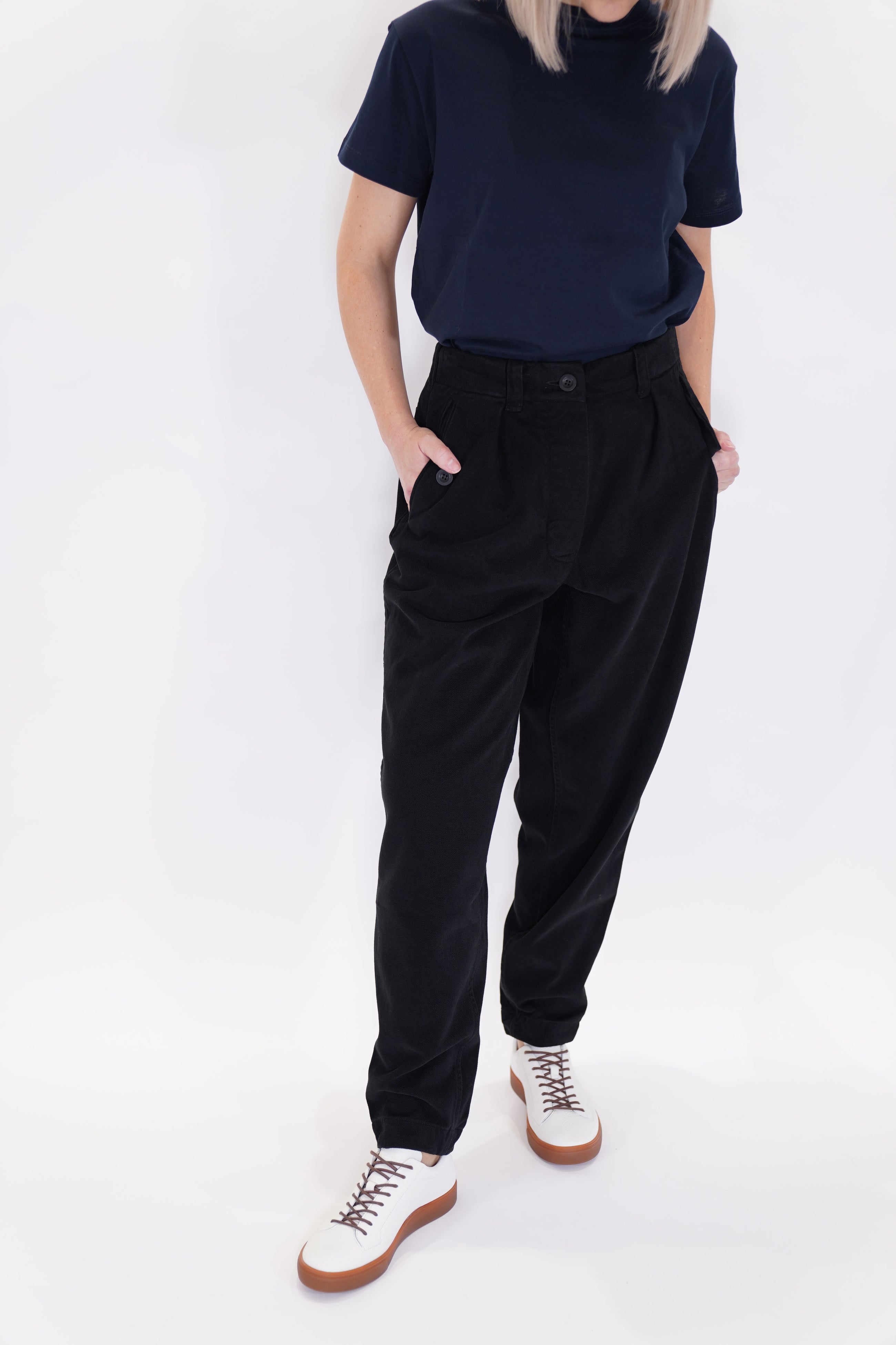 hiroshi pant softy black 23fp226