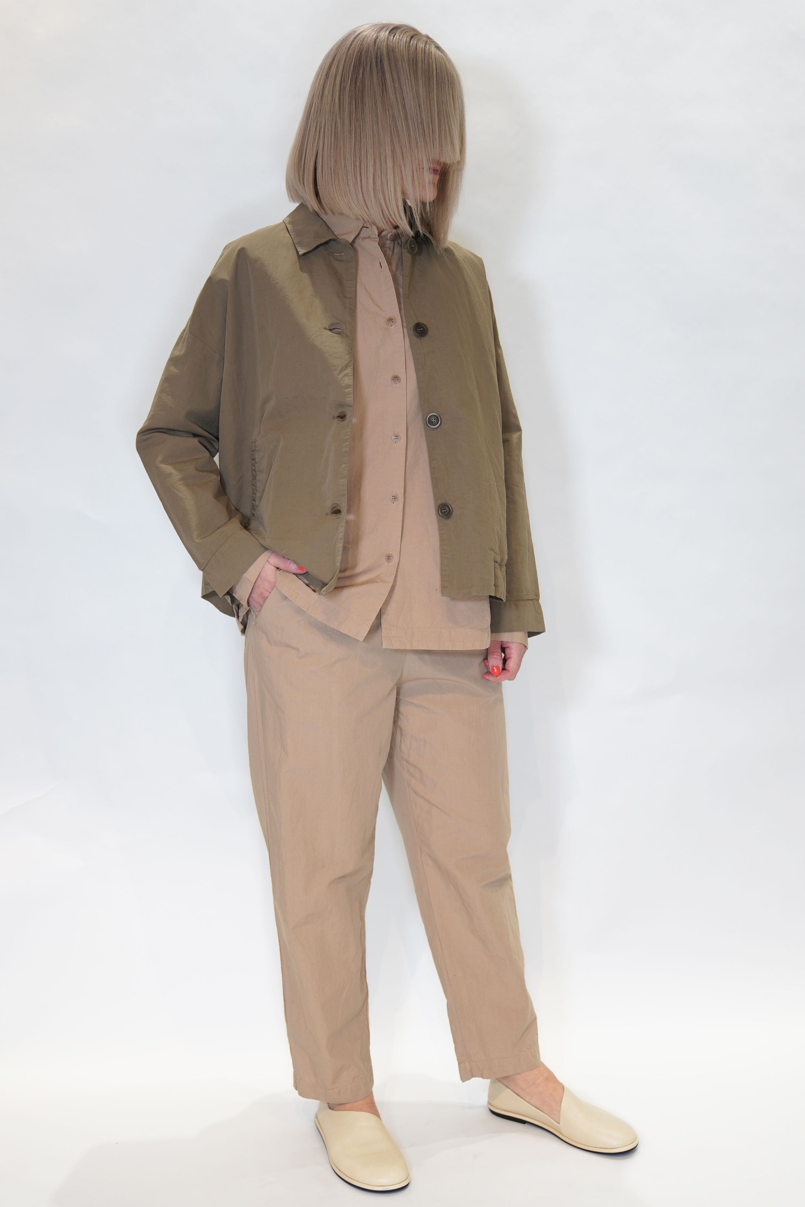 cotton linen fabi pant sand 24fp236