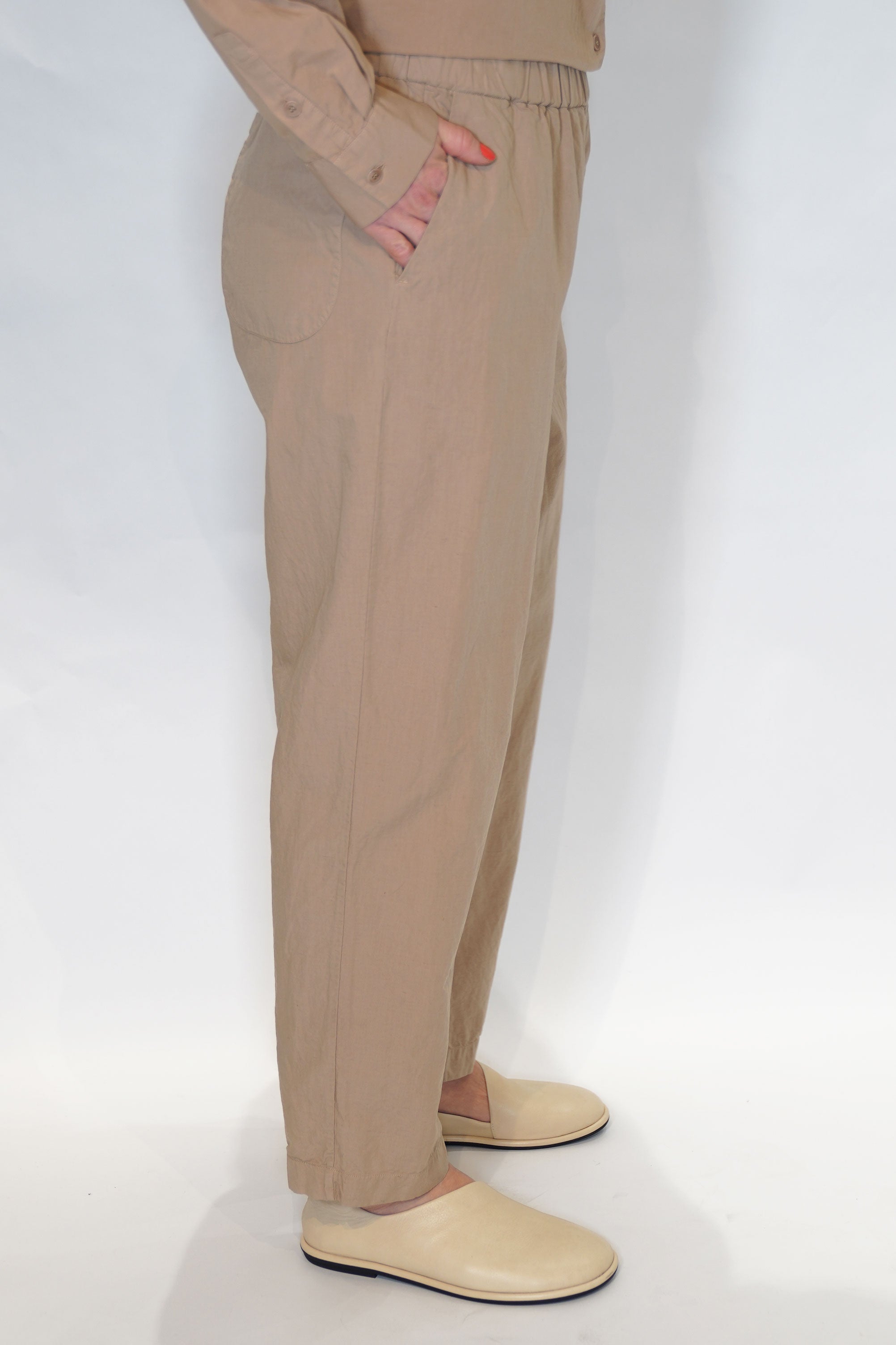 cotton linen fabi pant sand 24fp236