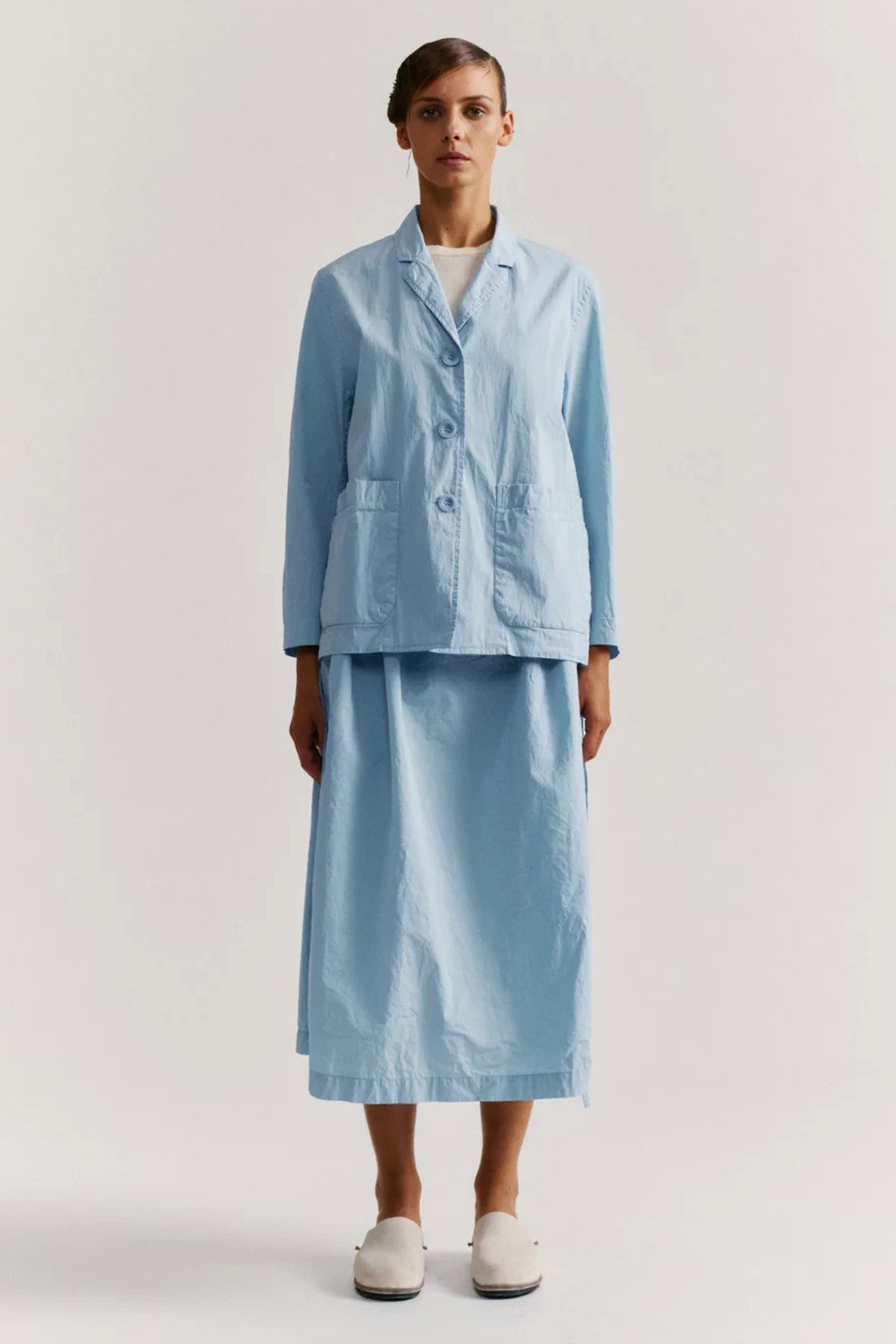 workwear puddy jacket sky blue 24fv262