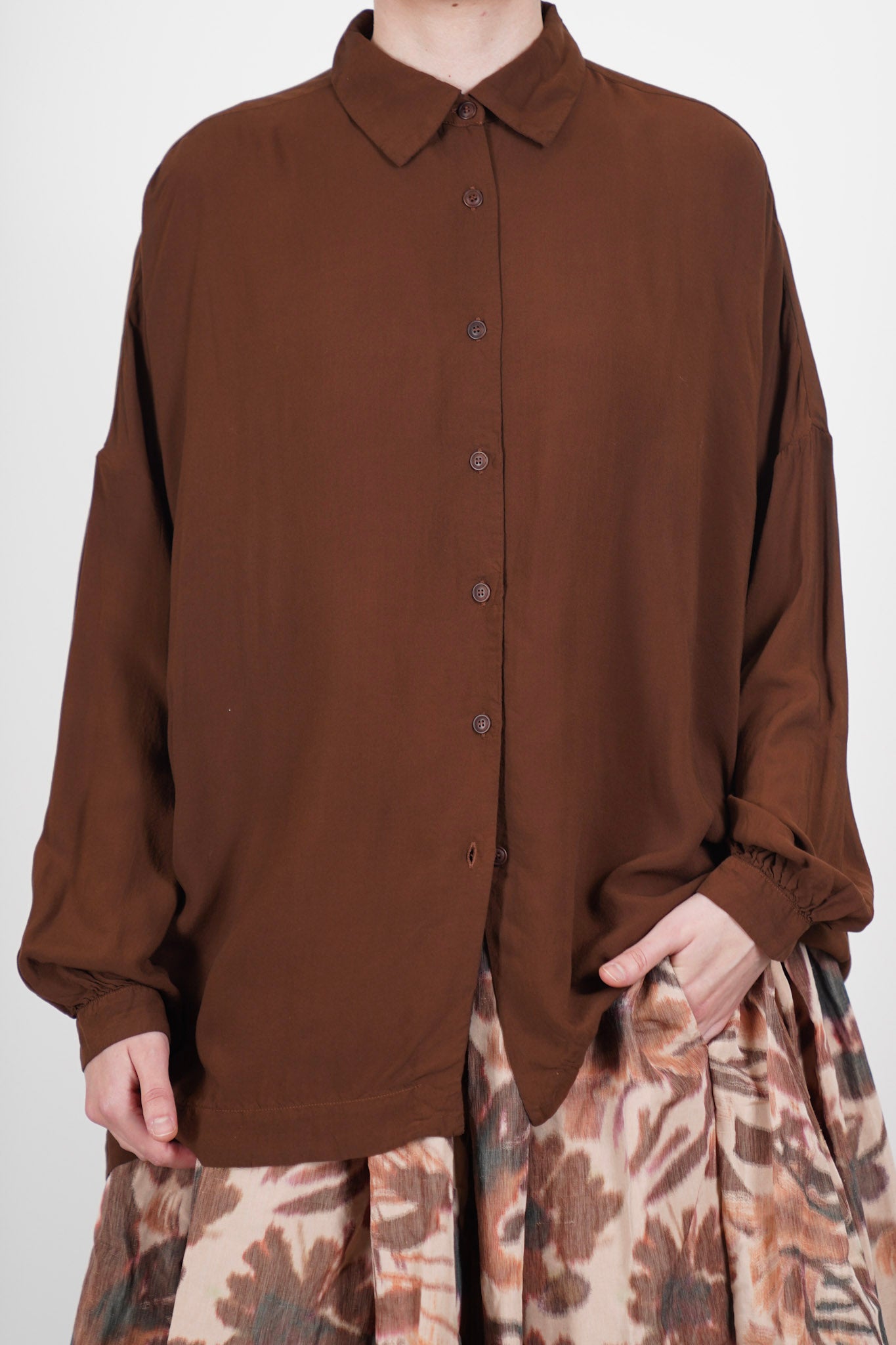 squarbi shirt dark brown 25fc411