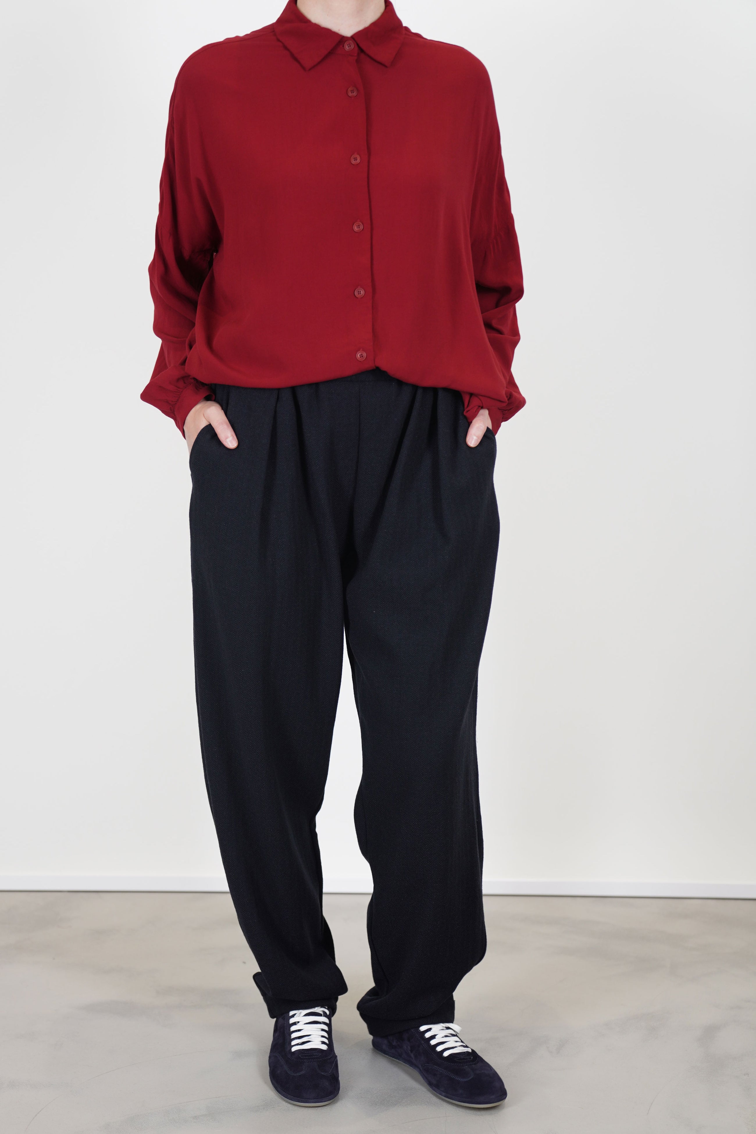 wool cashmere verger pant softy night 25fp260