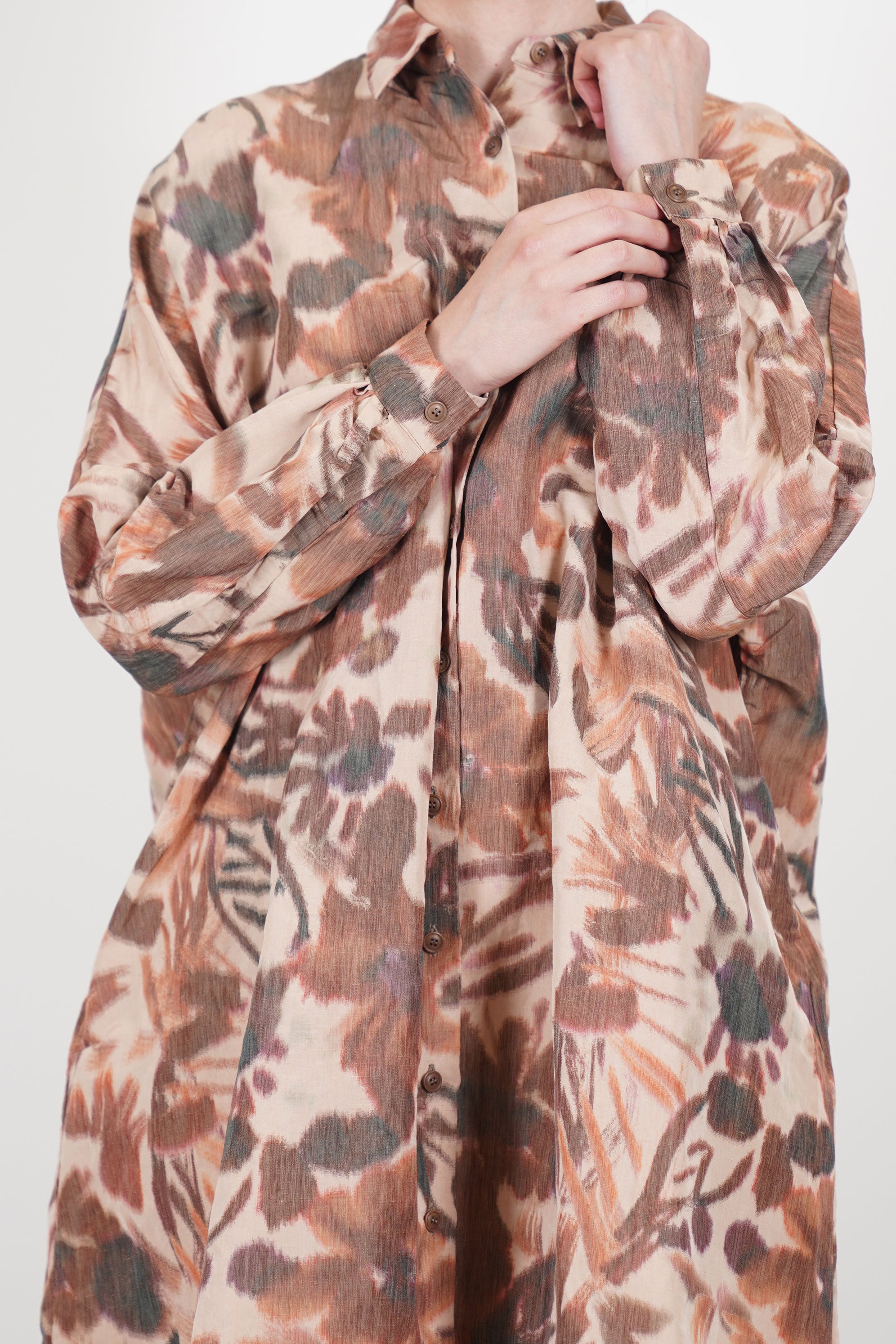 yupi dress ikat reds 25fr553