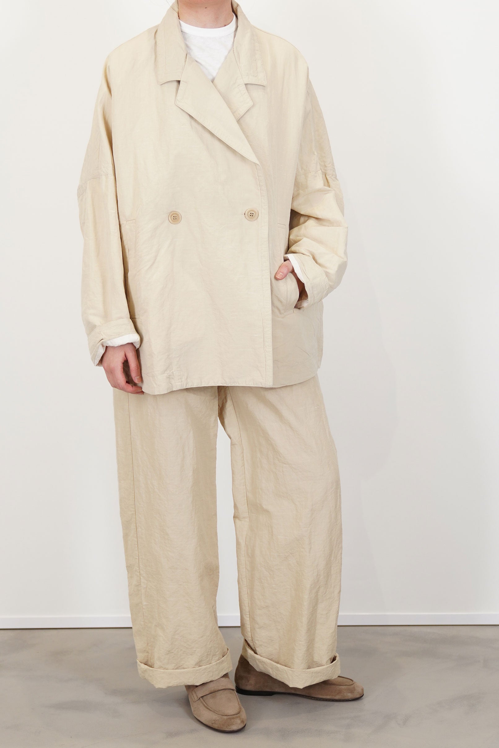 CASEY CASEY フランス casey casey frances jacket rugger ivory | carrousel the store