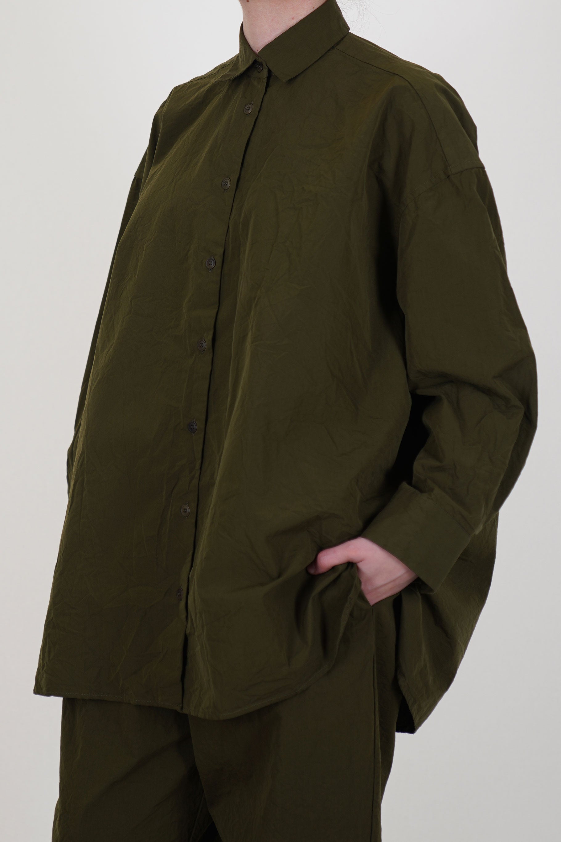 hamnet shirt green lake 25fc400