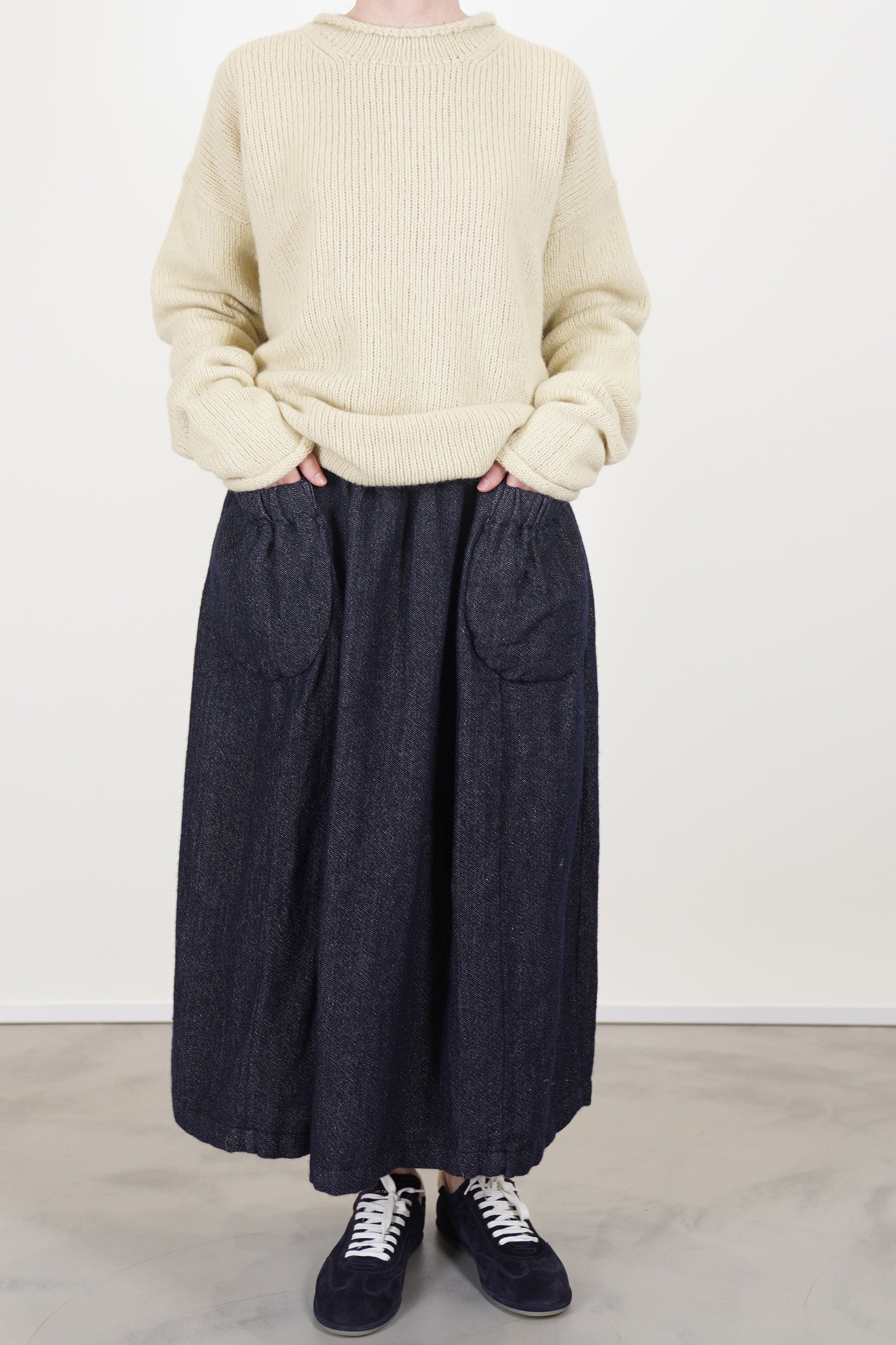 softy jumper wool cash oatmeal 25hk031