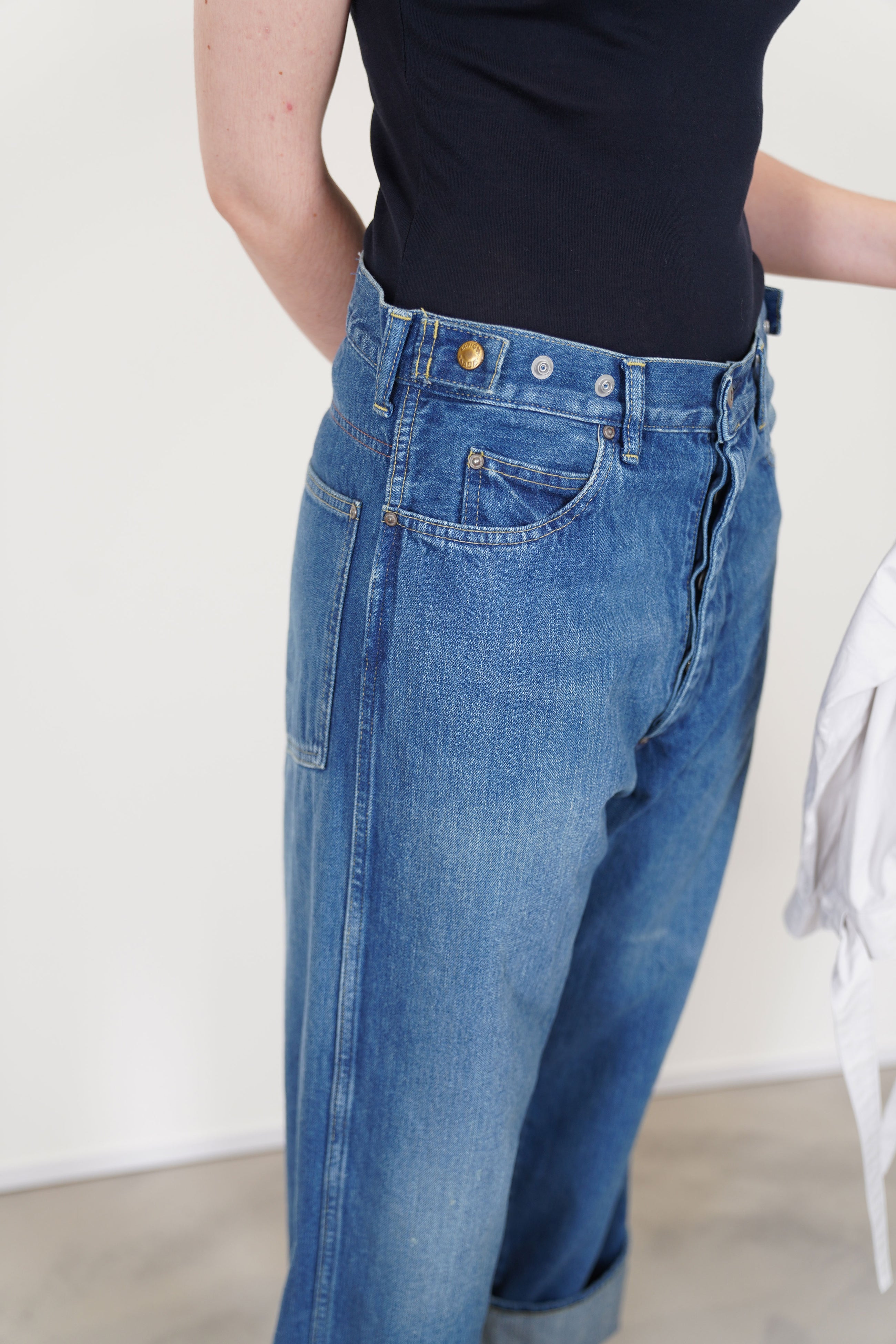 cs40-mp10a denim pants smoky blue