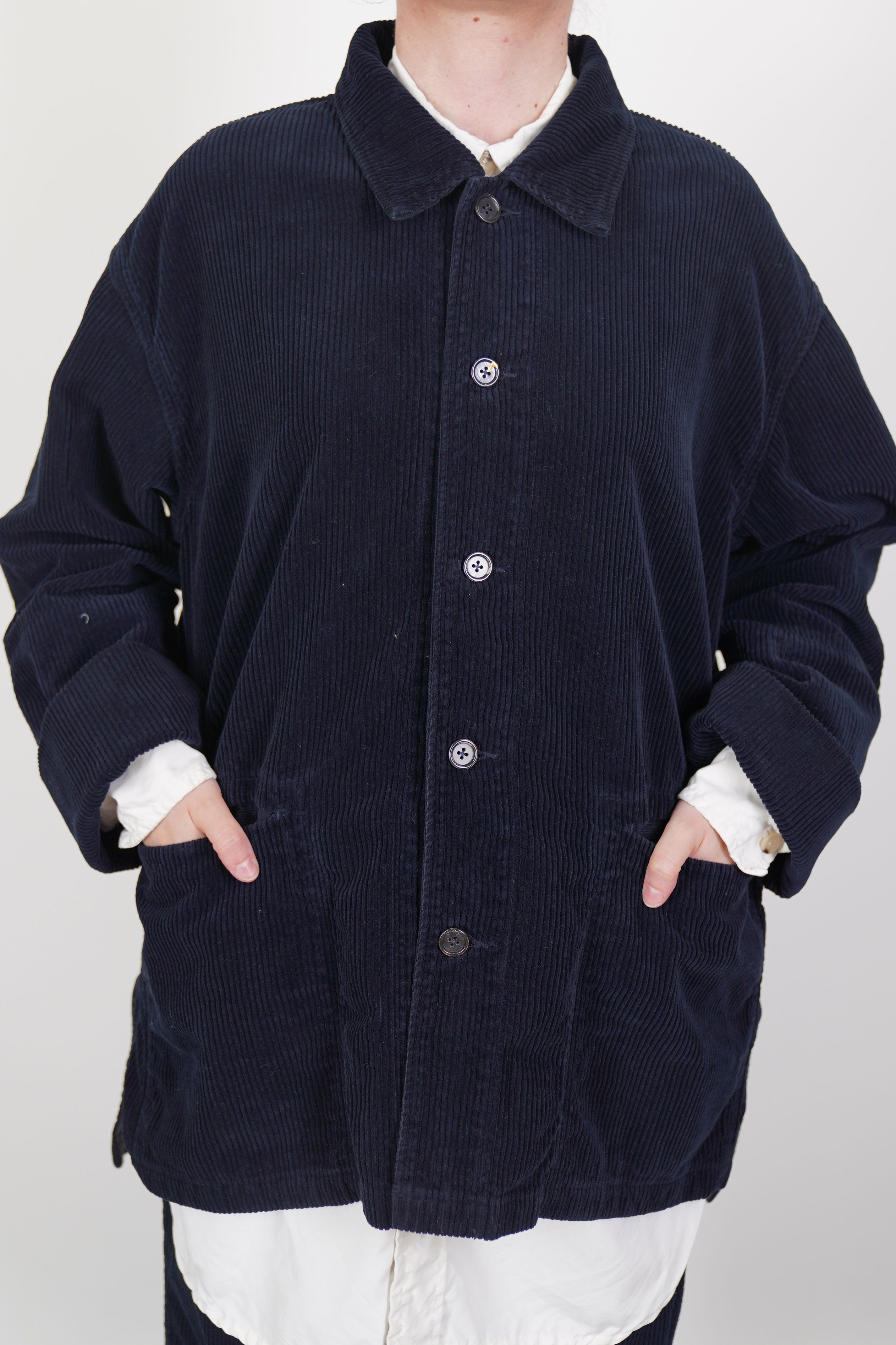 corduroy champetre bouquet jacket mordant indigo