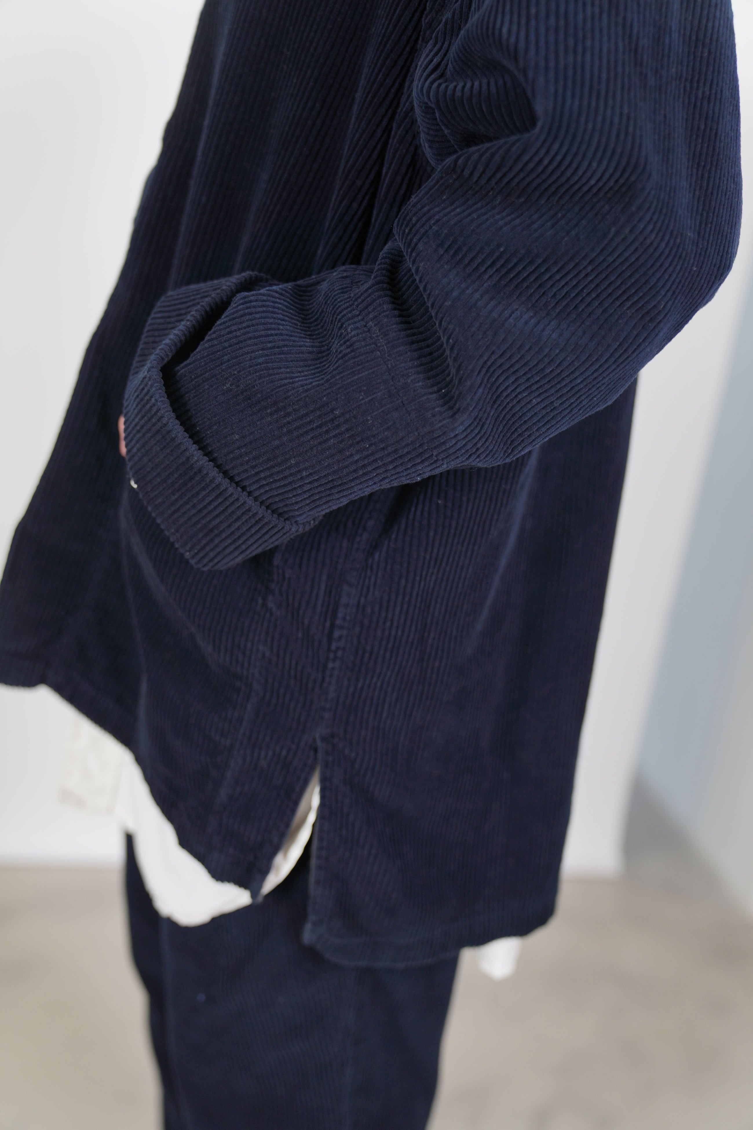 corduroy champetre bouquet jacket mordant indigo