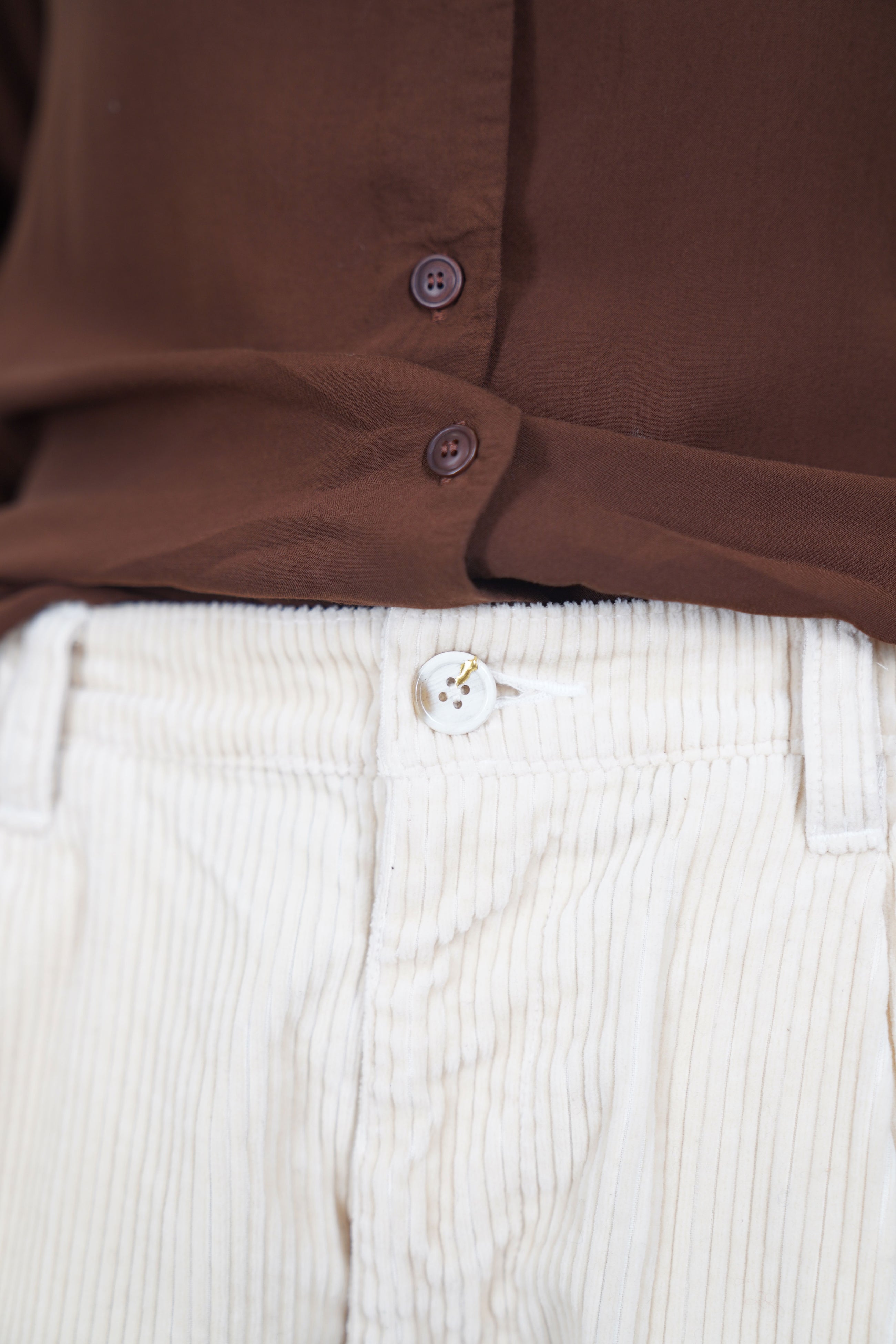 corduroy gurhka pants wheat ecru