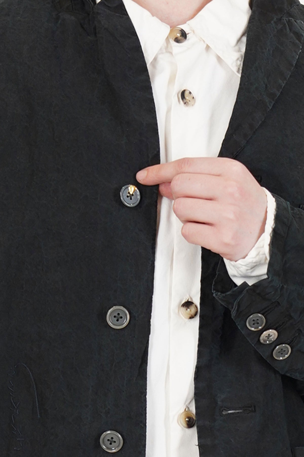 leaf vein aor jacket verdure indigo