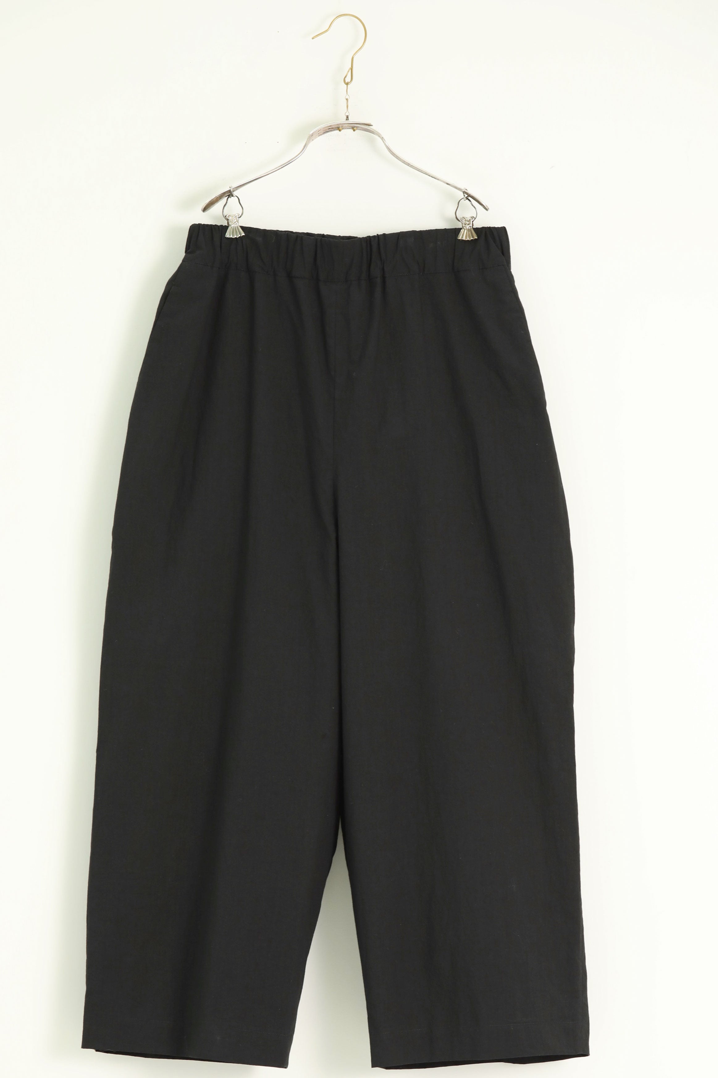 cotton silk pants pierre black