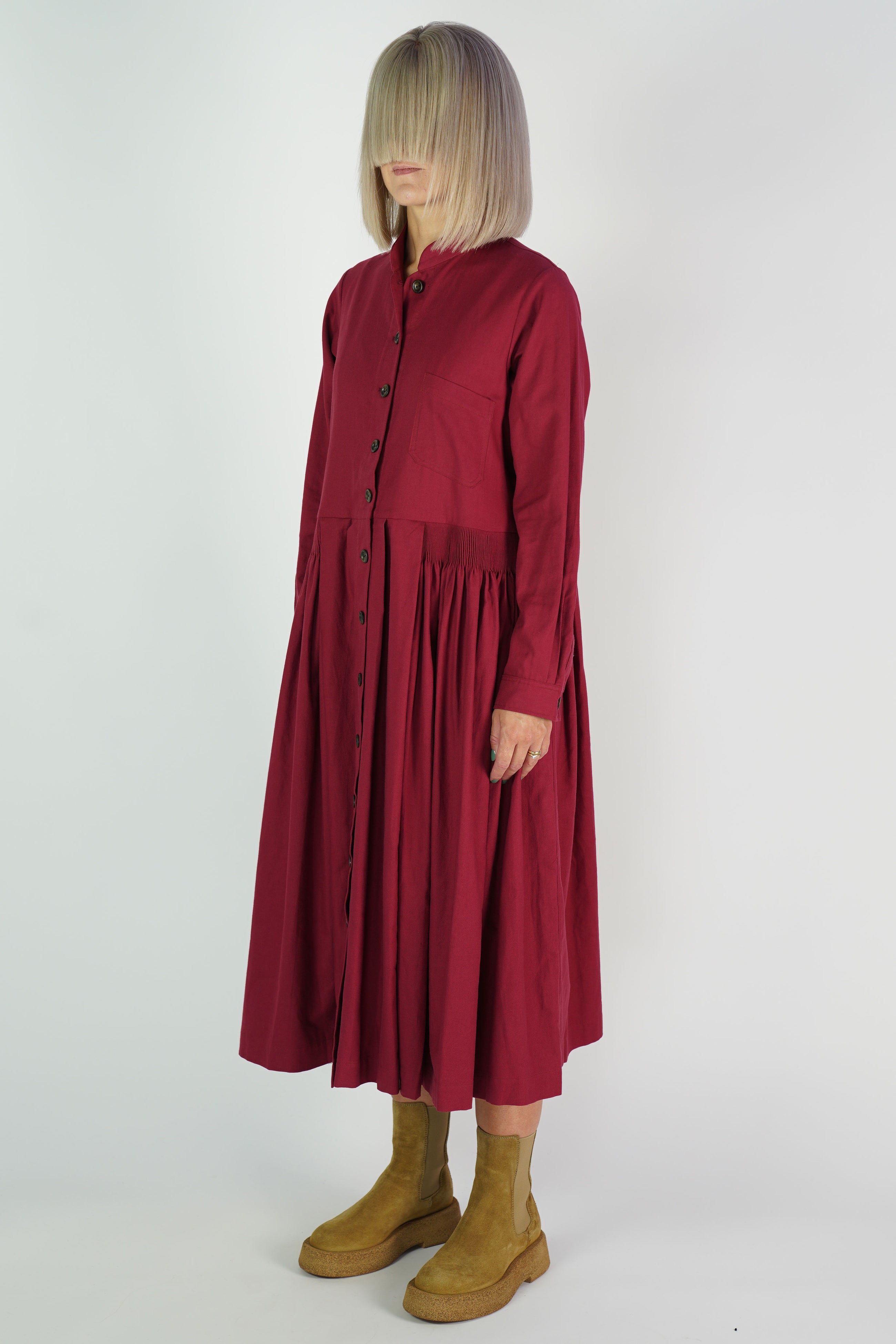 dress clara red