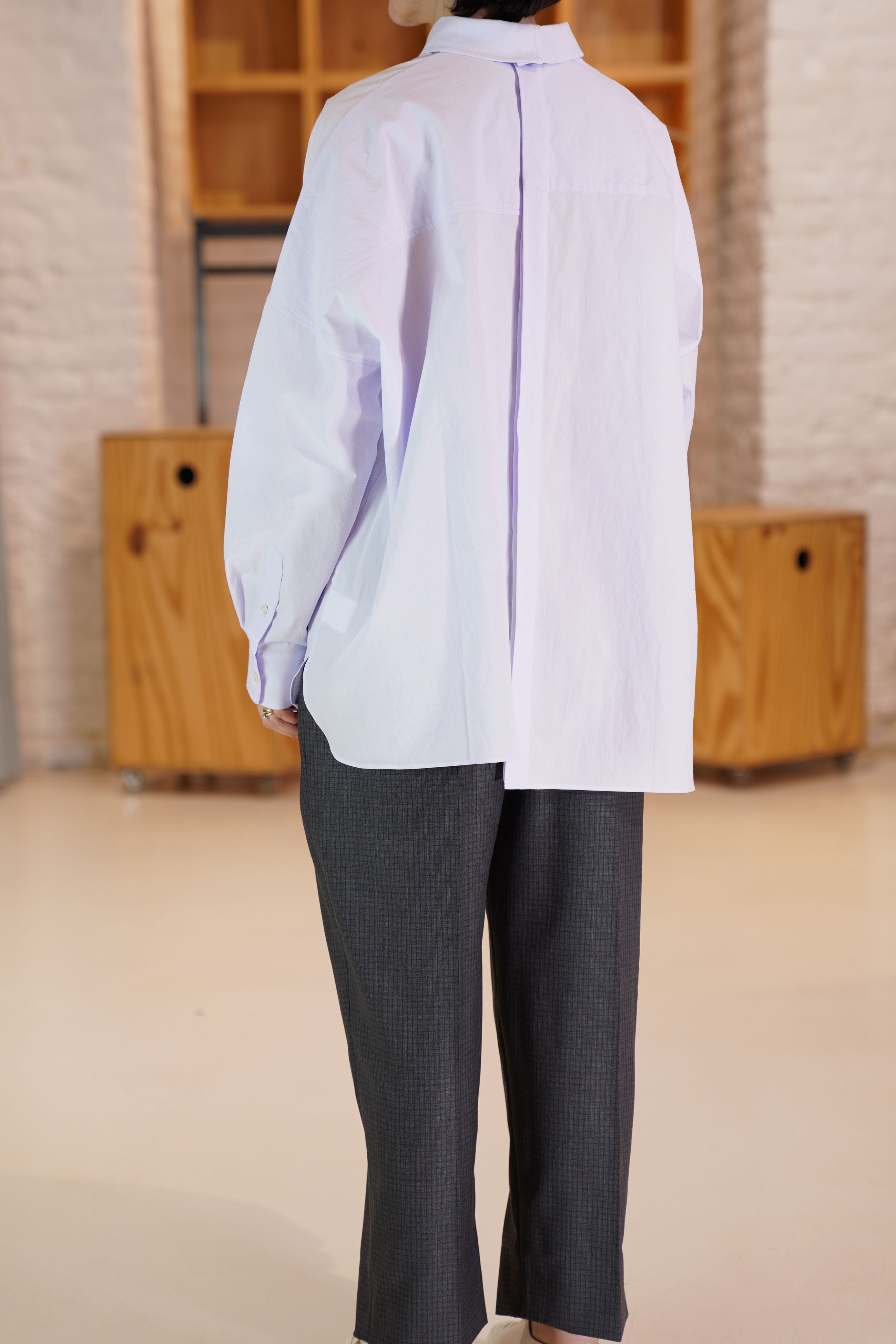 shirt sam elliot typewriter cotton mauve